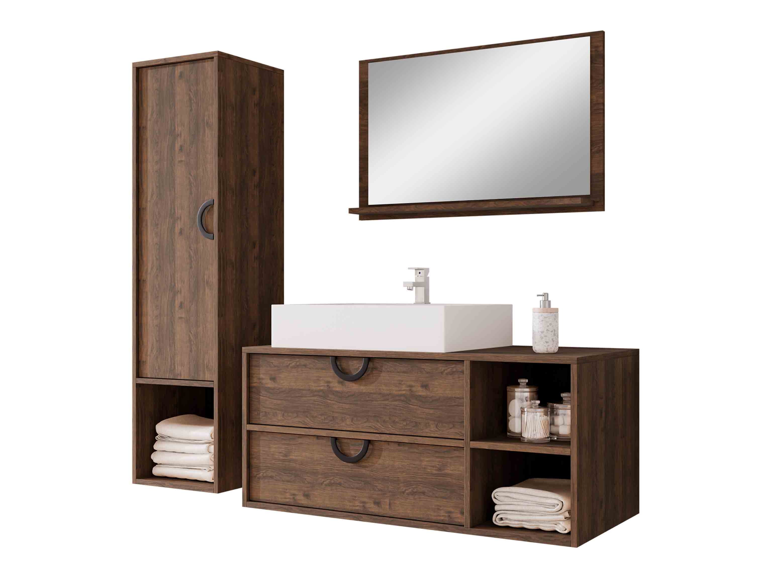 Bathroom set Sodalis (Walnut)