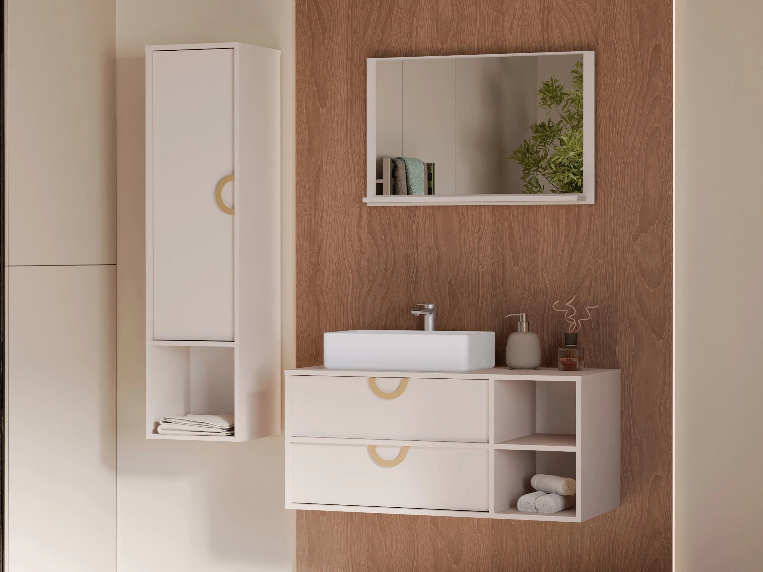 Bathroom set Sodalis (Cashmere)