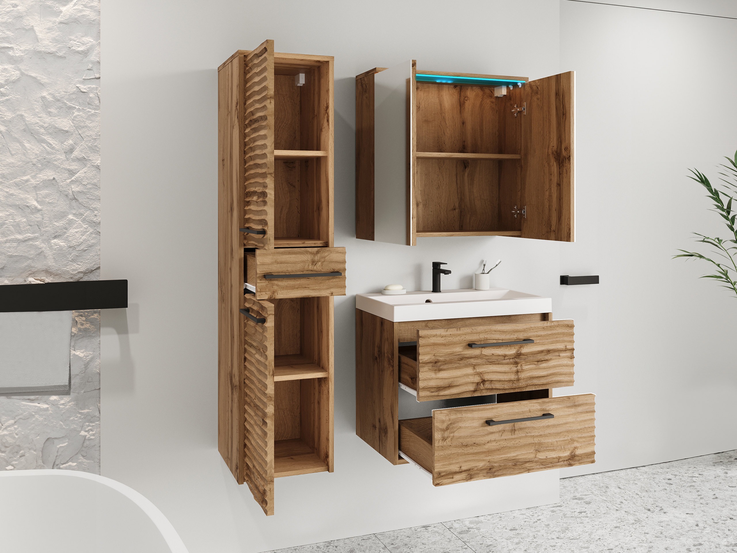 Bathroom set Sarasota 173 (Cashmere)
