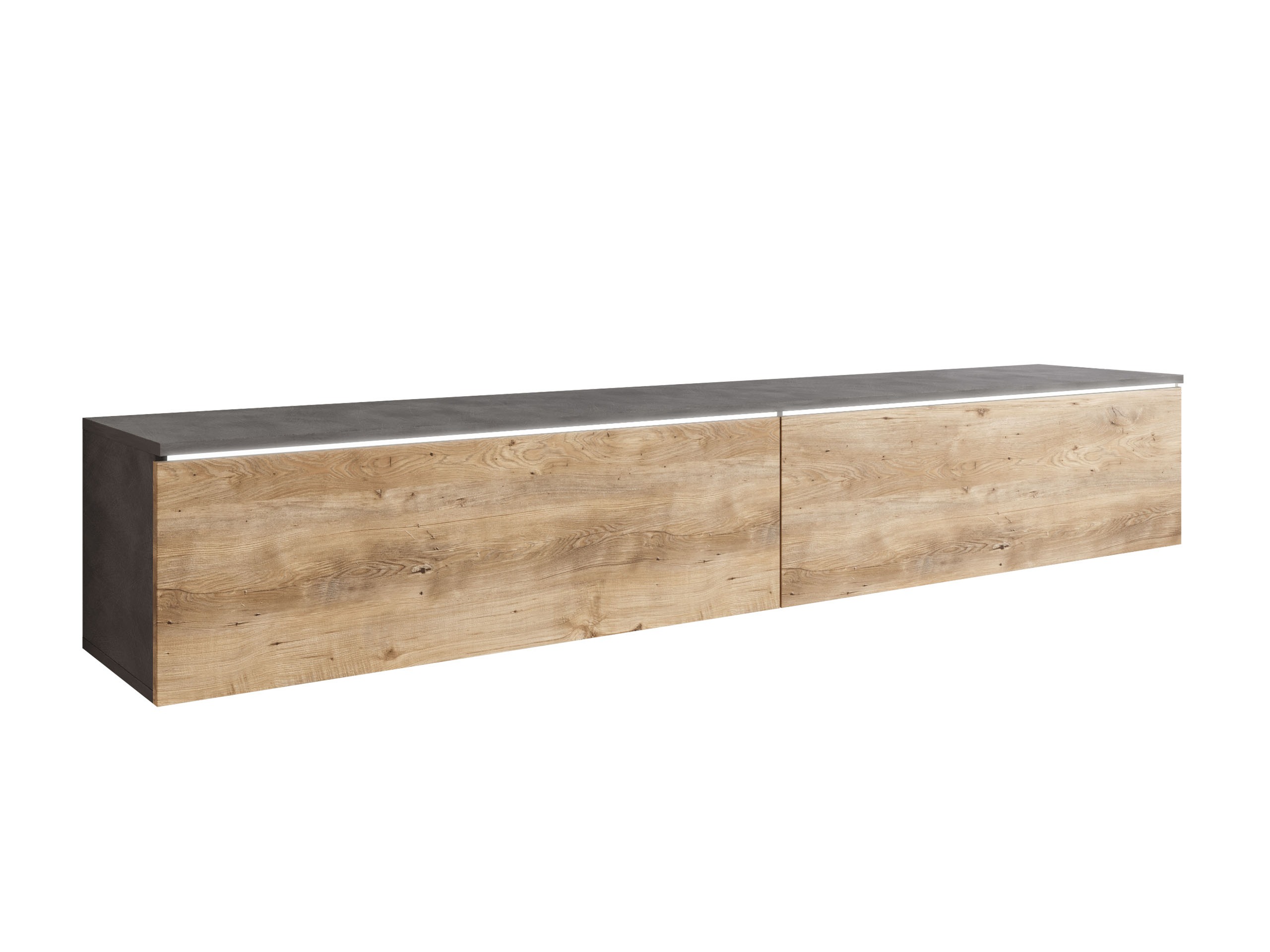 TV stand Scientia I (Matera grey + Chestnut)