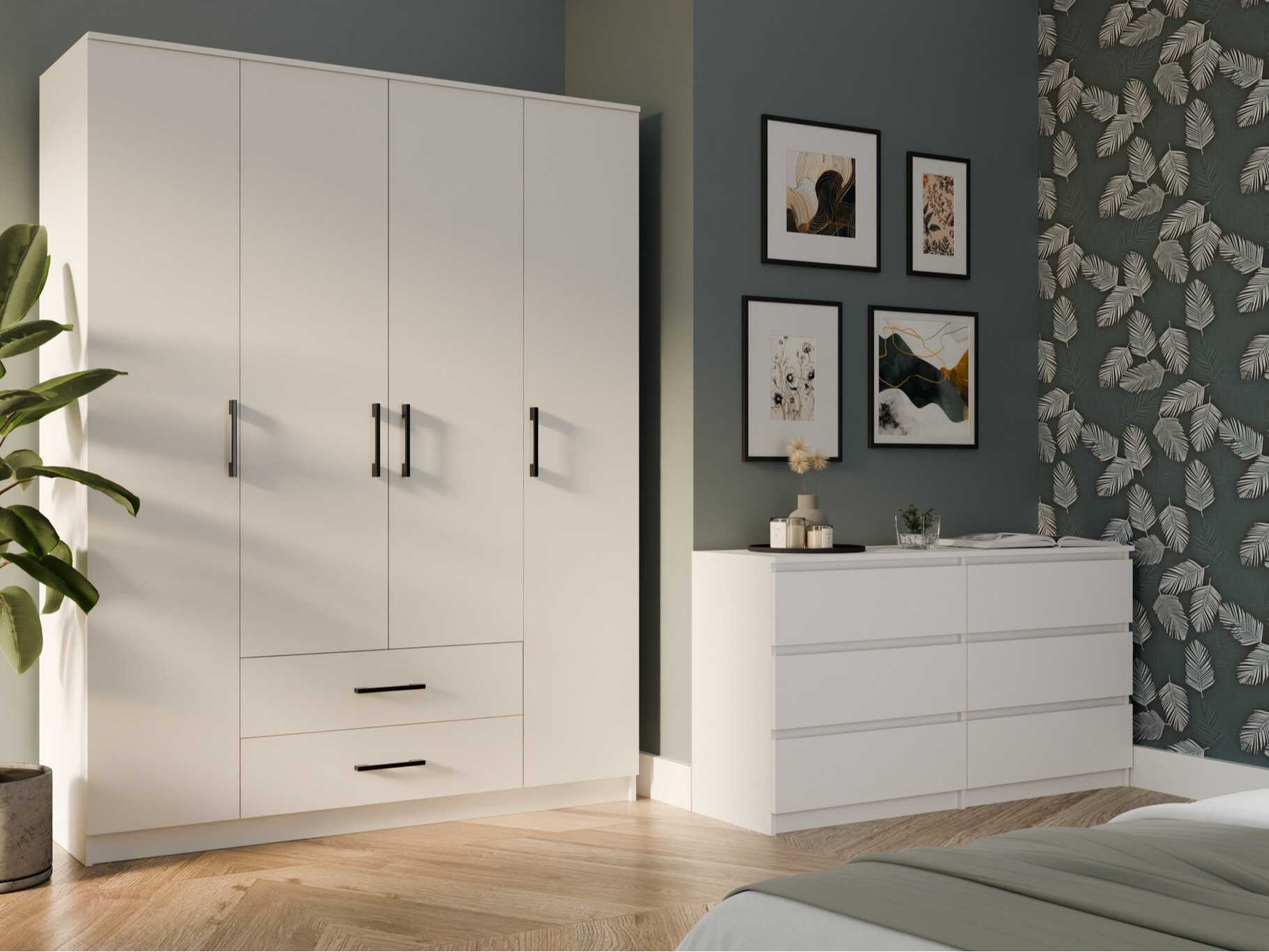 Wardrobe Mandeville 299 (White)