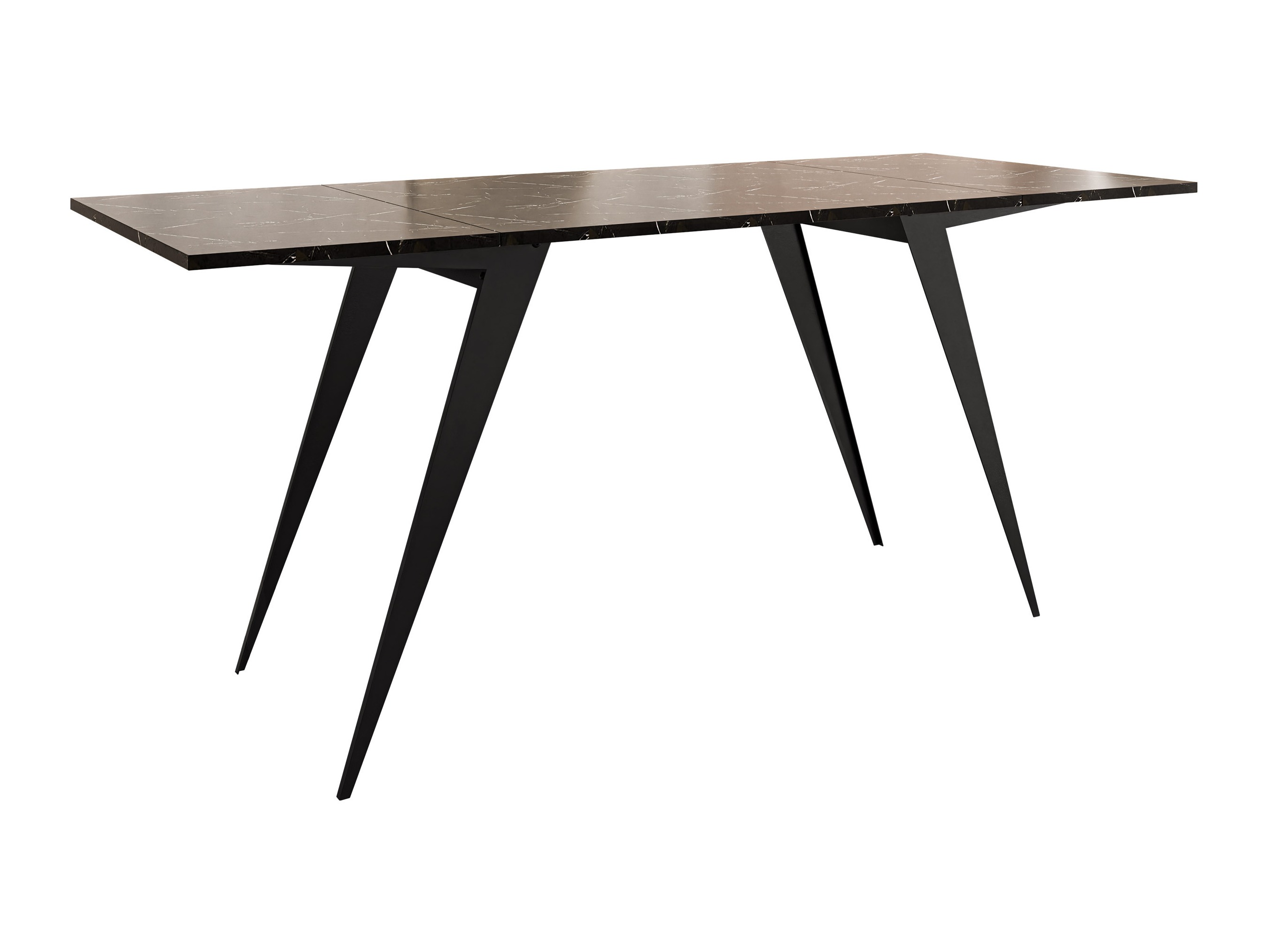 Coffee table transformer Oswego 150 (Black marble + Black)