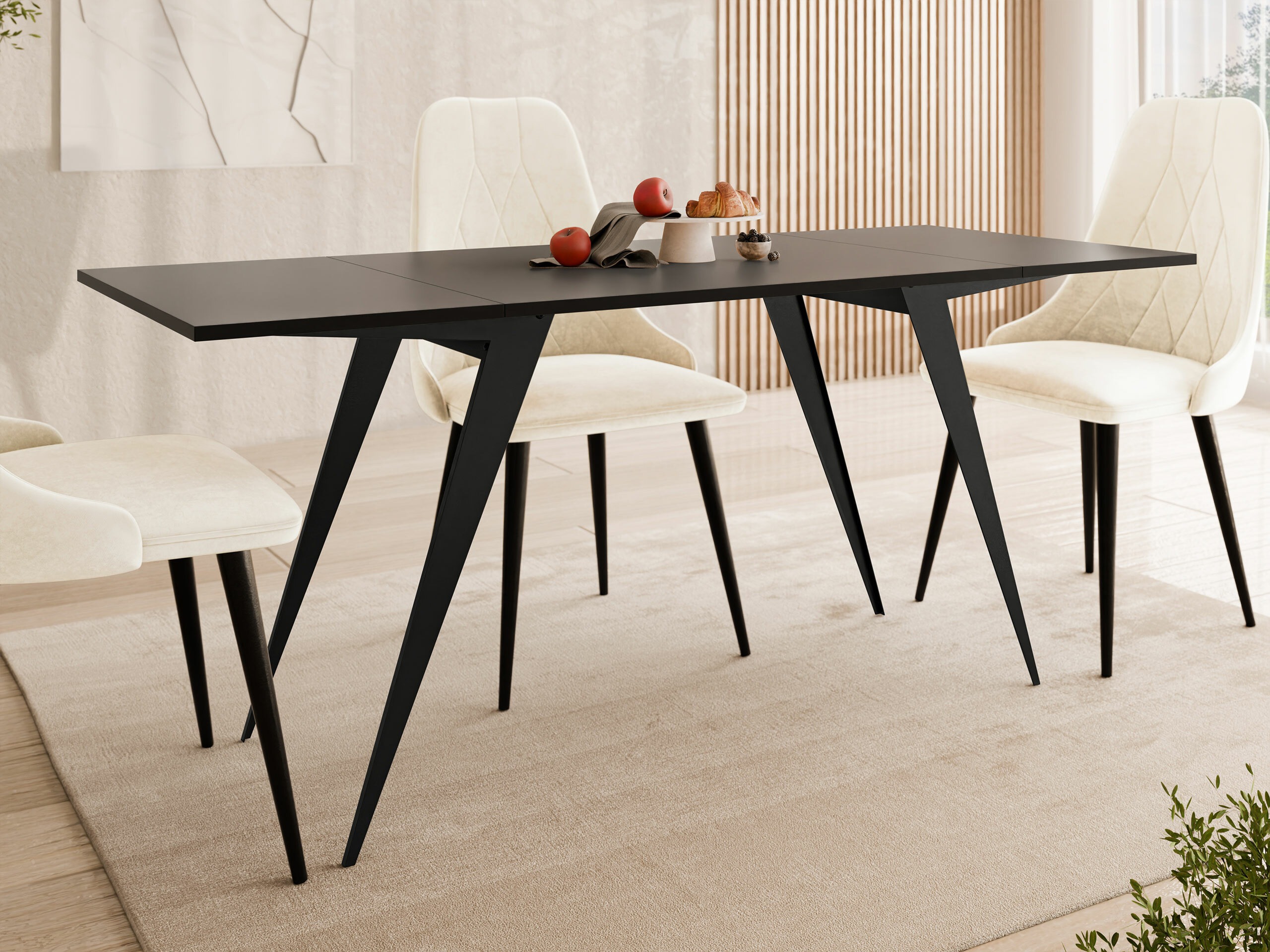 Coffee table transformer Oswego 150 (Black)