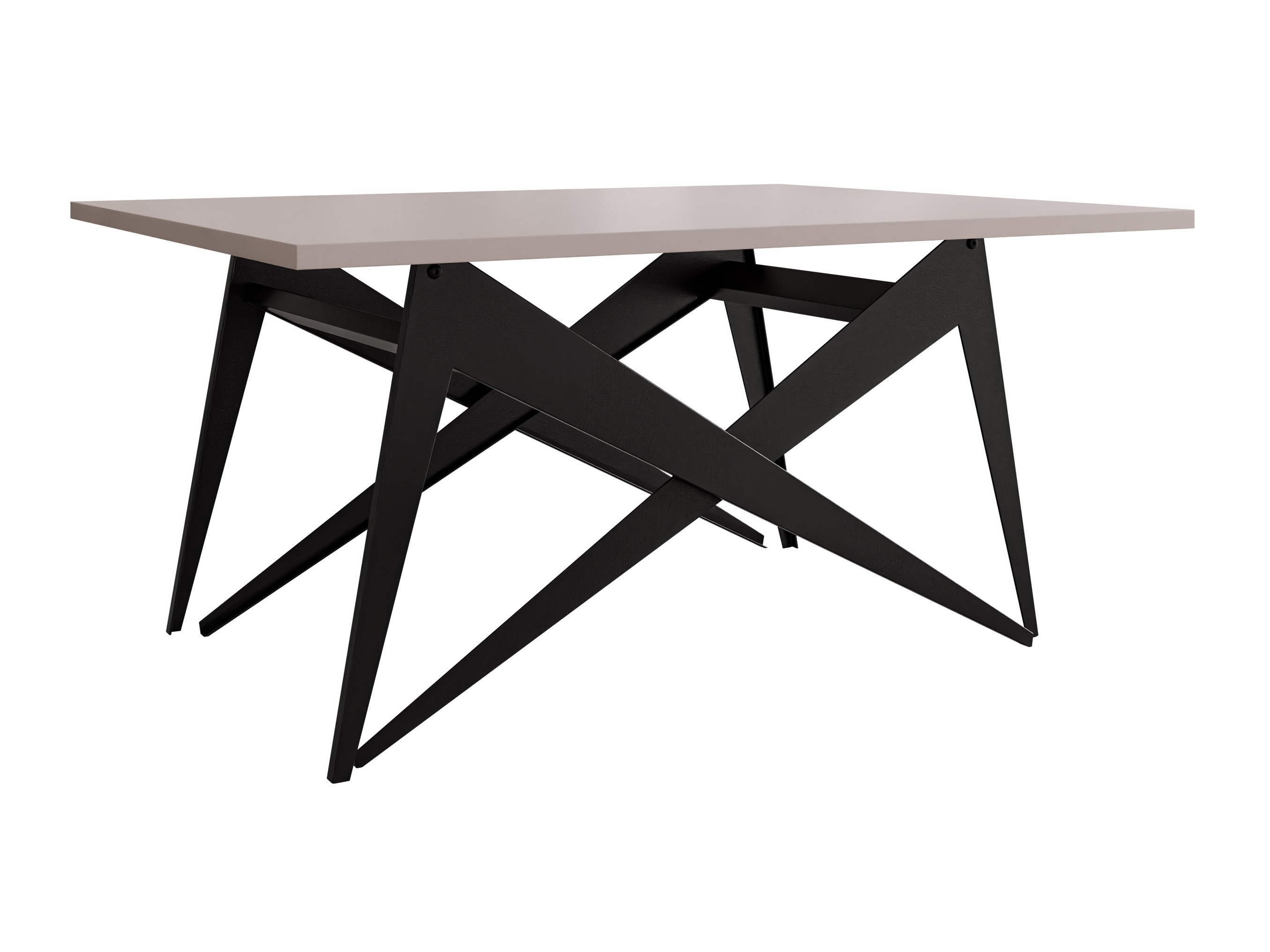 Coffee table transformer Oswego 150 (Cashmere + Black)