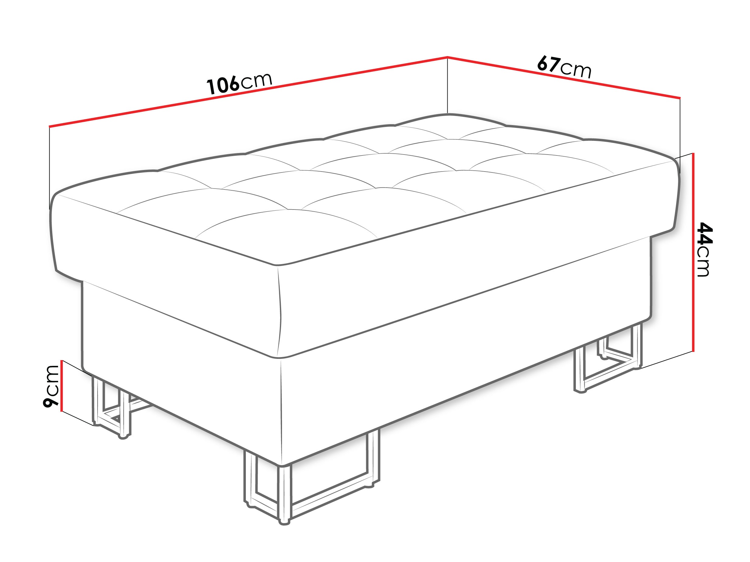 Upholstered bench Comfivo Anima (Corbett 08)