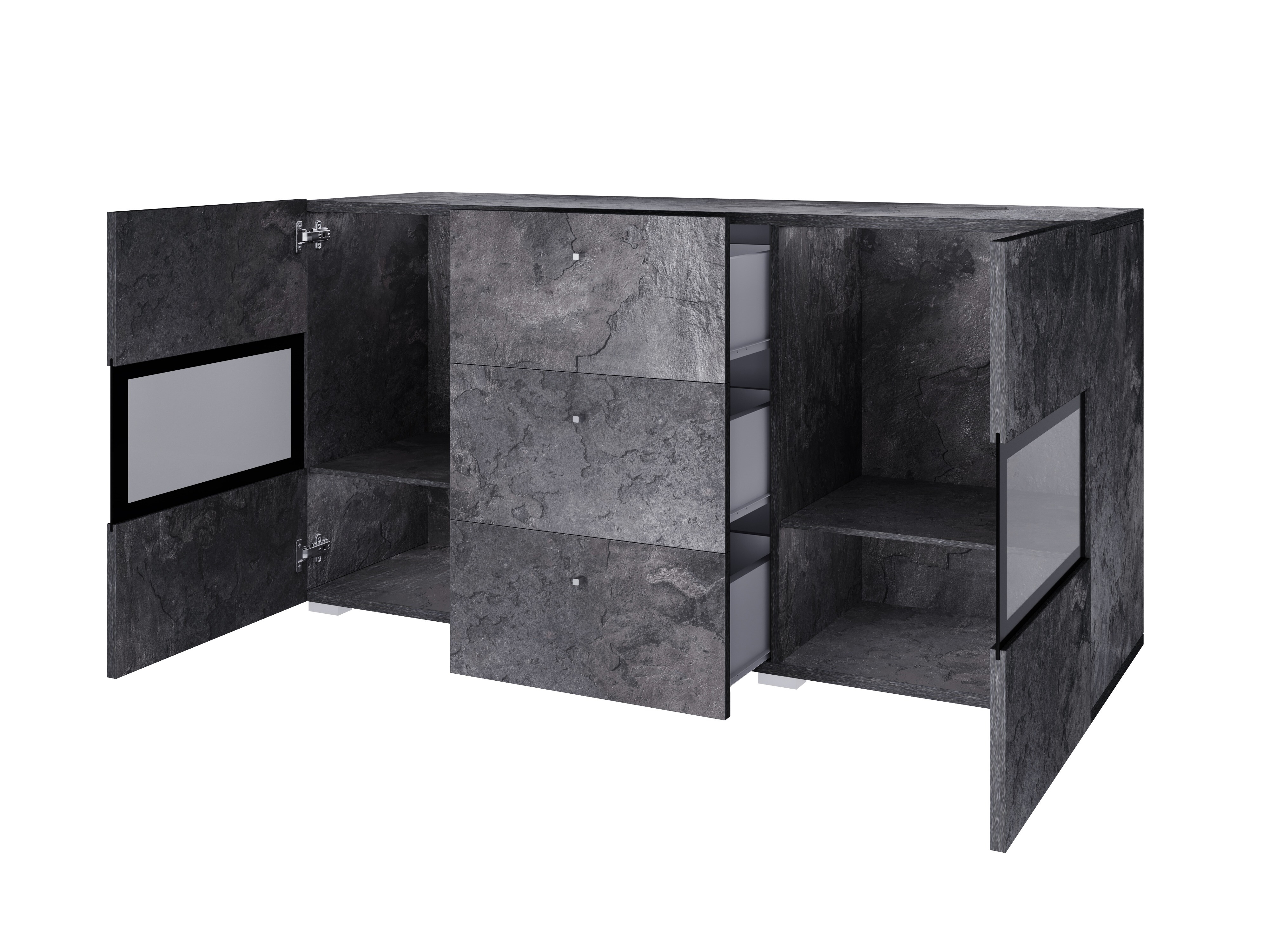 Living room set Serodeu 104 (Dark concrete)