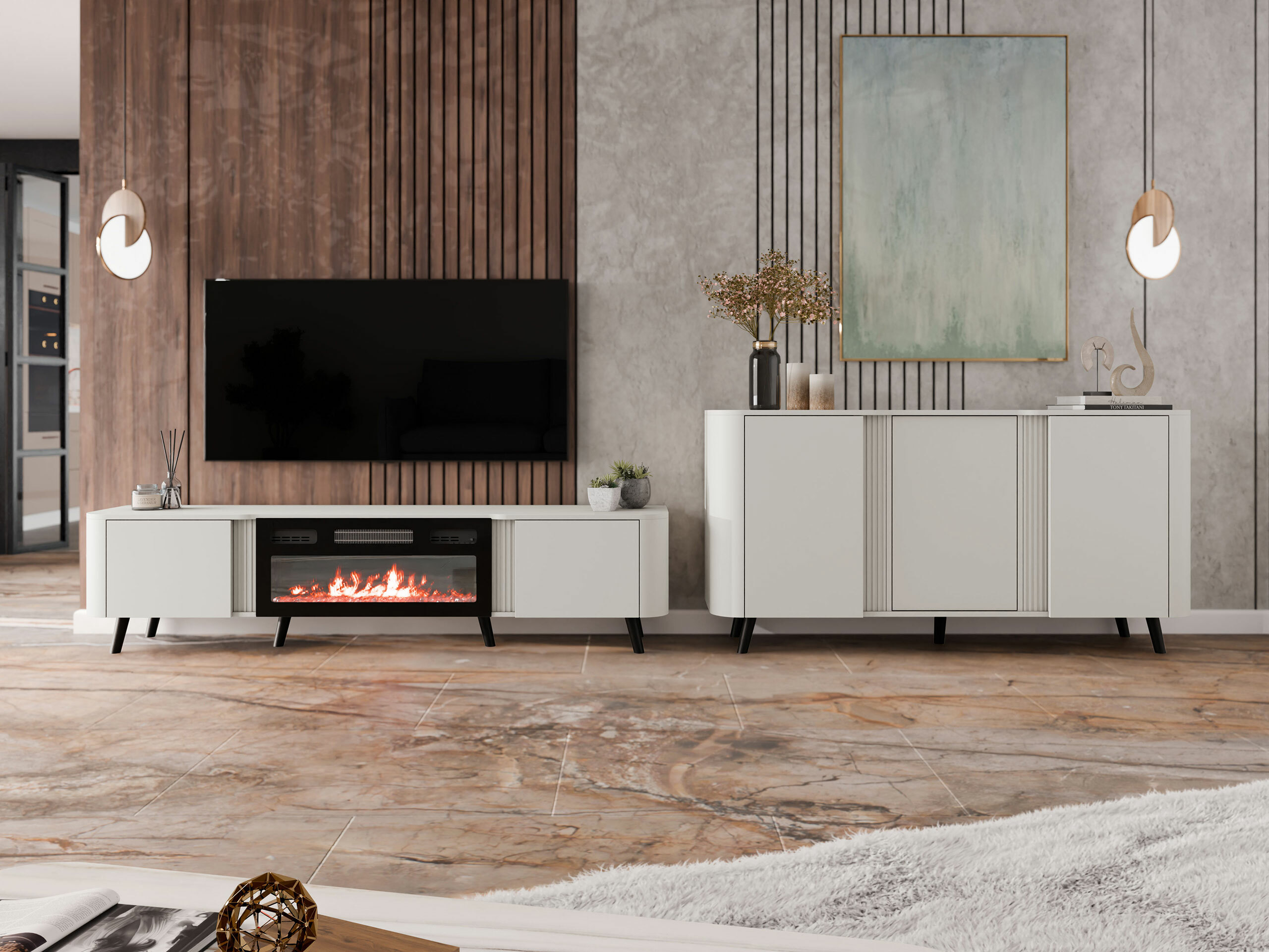Sideboard Modus (Cashmere + Black)