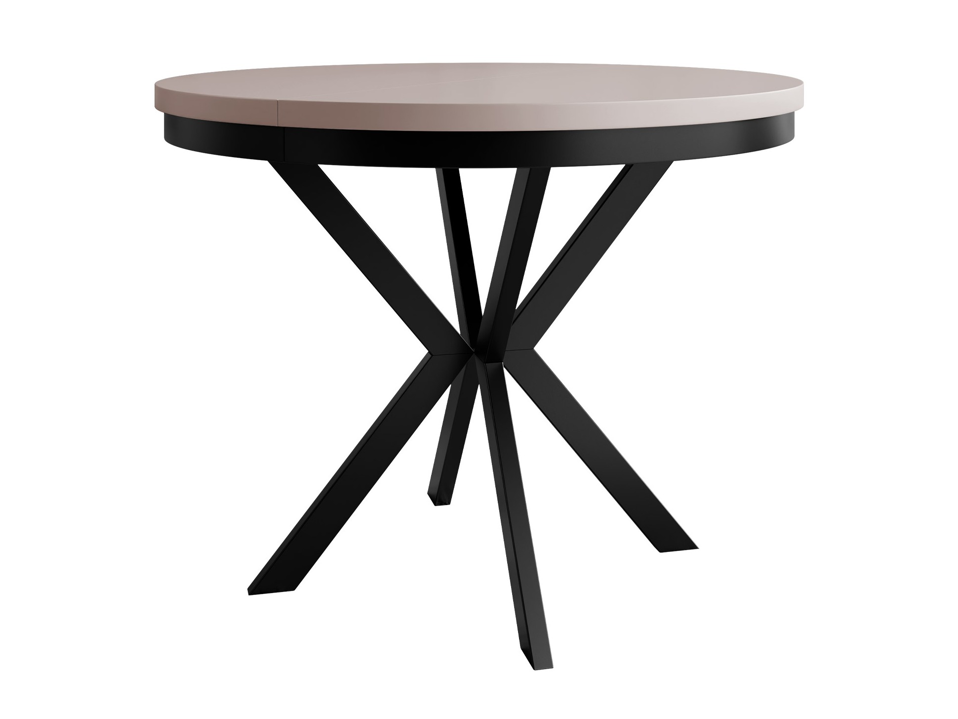 Table Oswego 156 (Cashmere + Black)