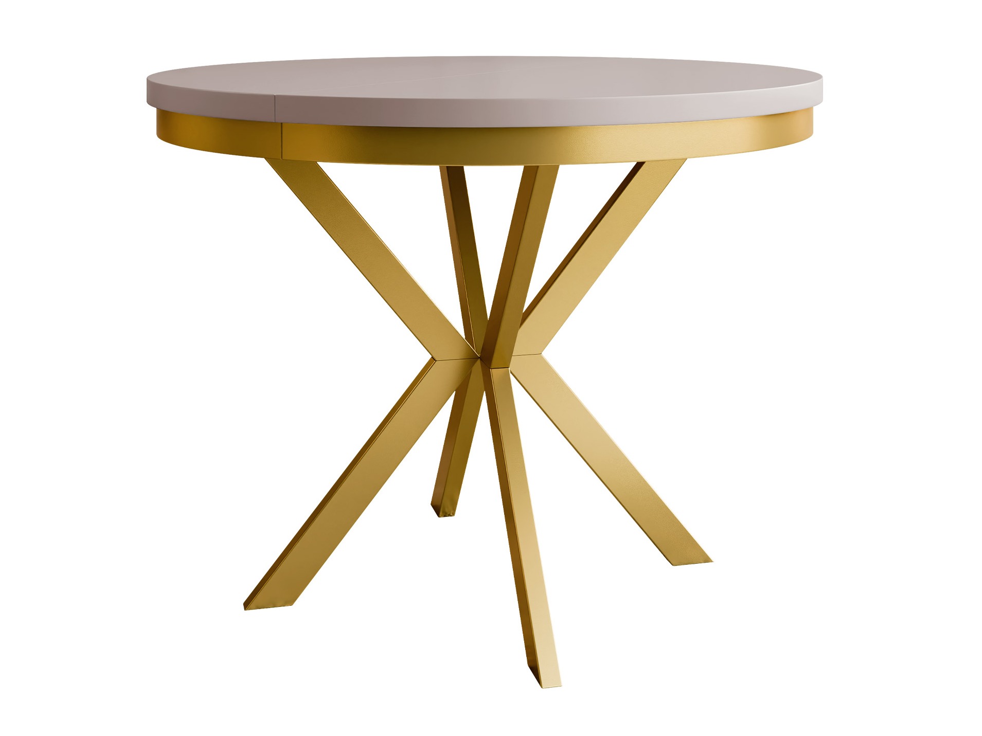 Table Oswego 156 (Cashmere + Golden)