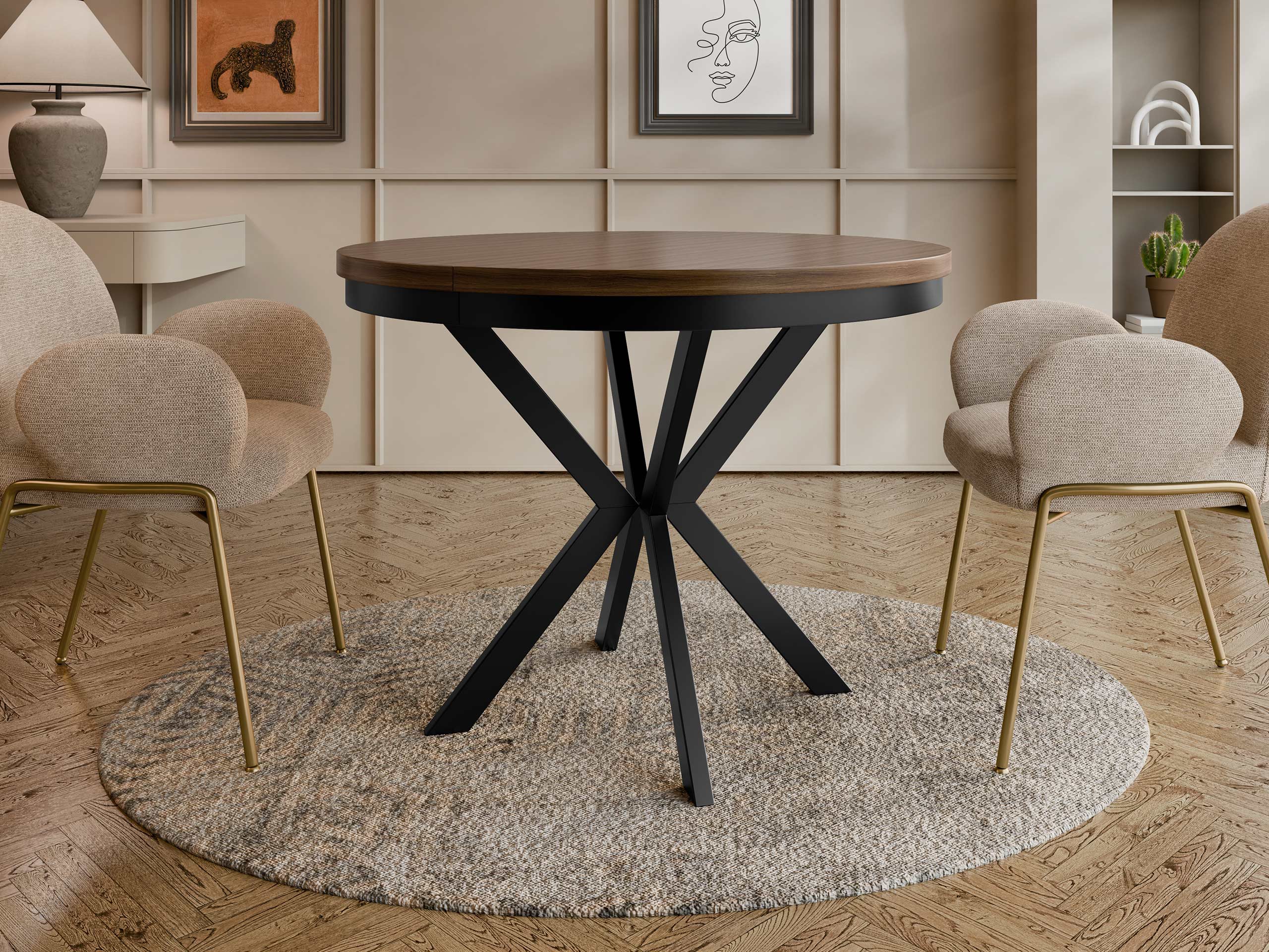 Table Oswego 156 (Walnut)