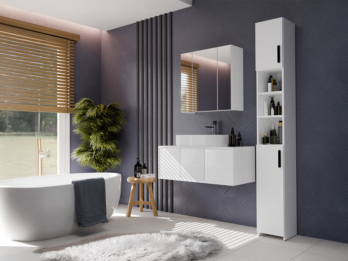 Bathroom mirror cabinet Mandeville 343