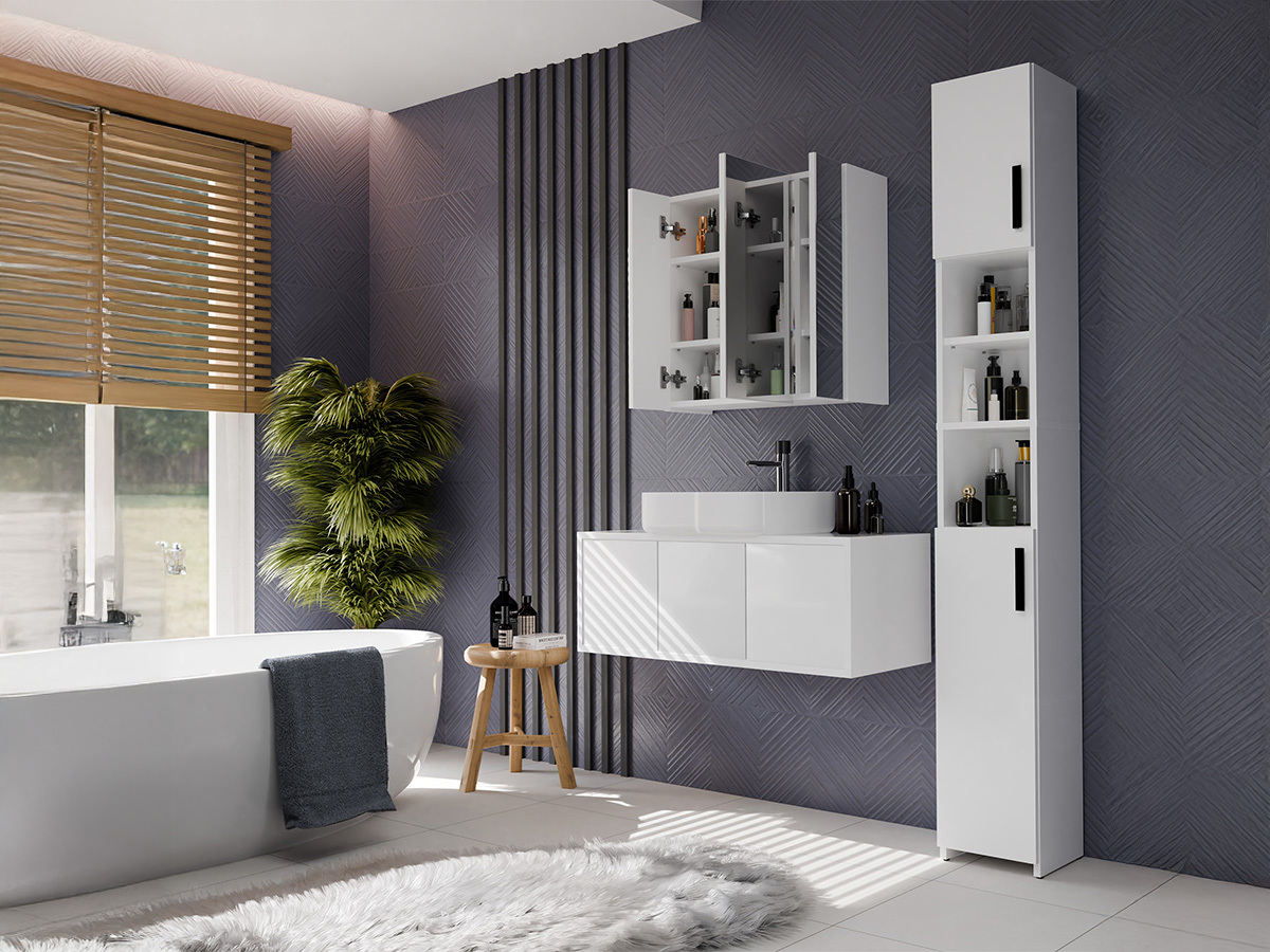 Bathroom mirror cabinet Mandeville 343