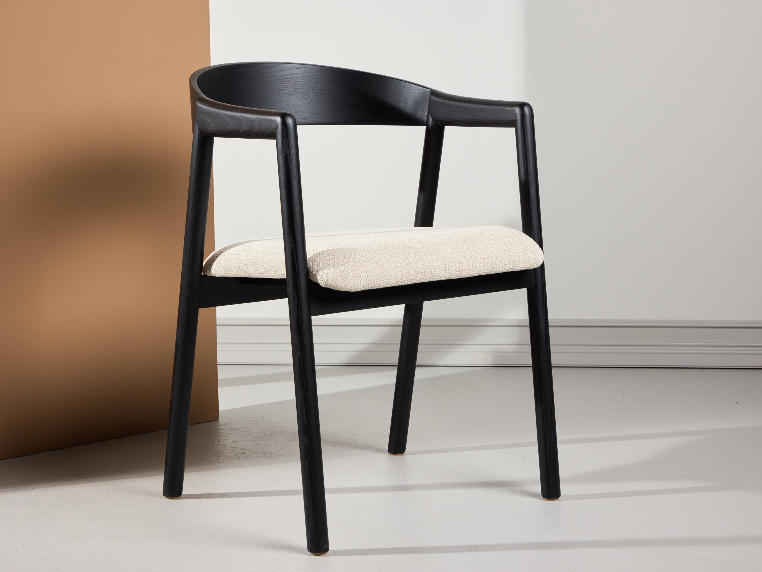 Chair Dallas 4939 (Black + Beige)
