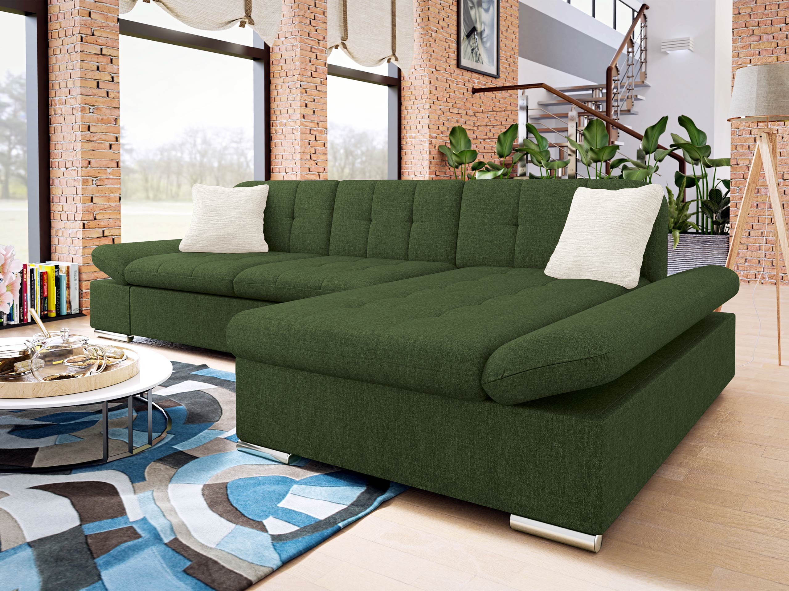 Corner sofa Comfivo Sanitas II (Maya 07 + Maya 02)