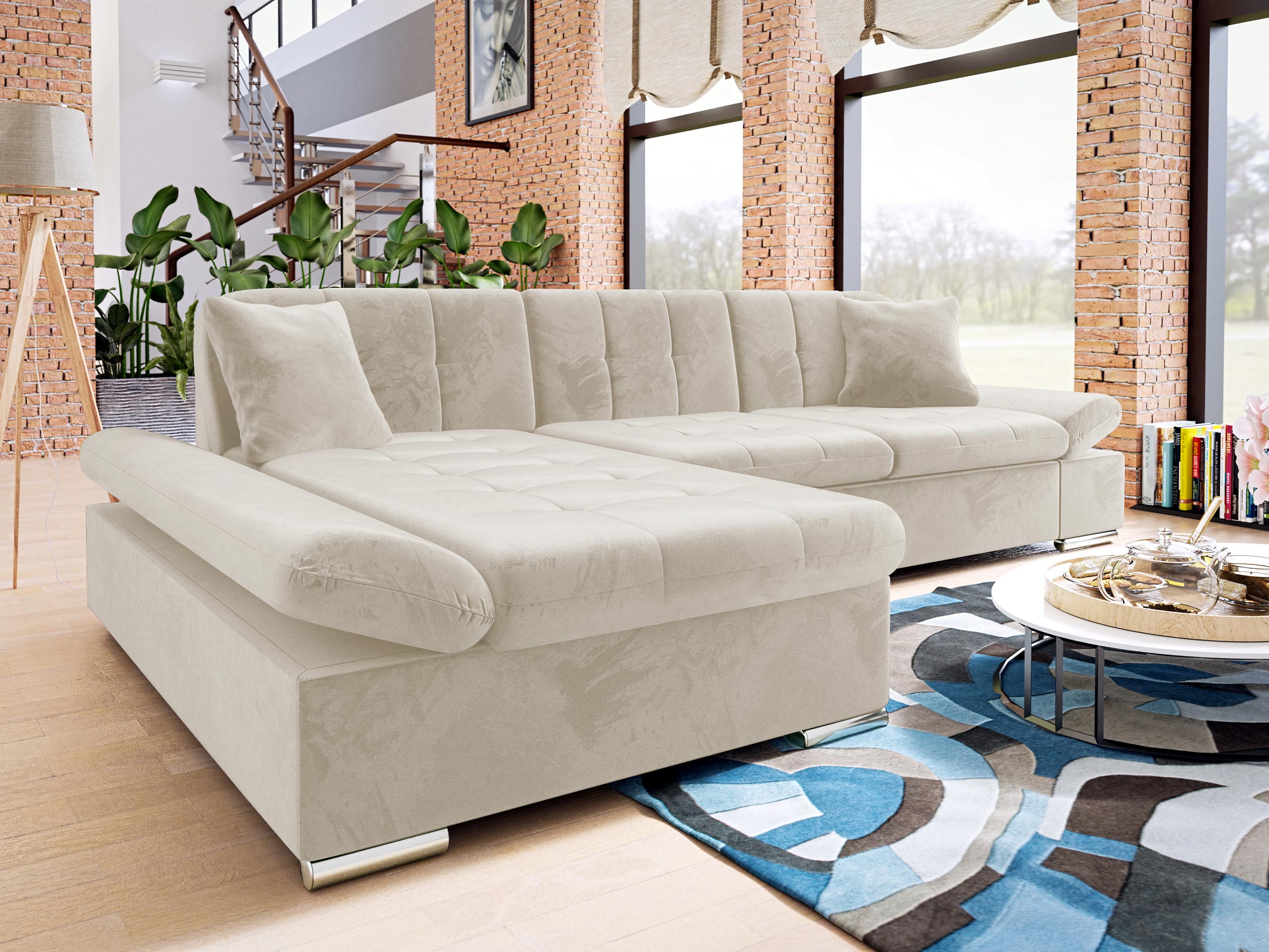 Corner sofa Comfivo Sanitas II (Piano 02)