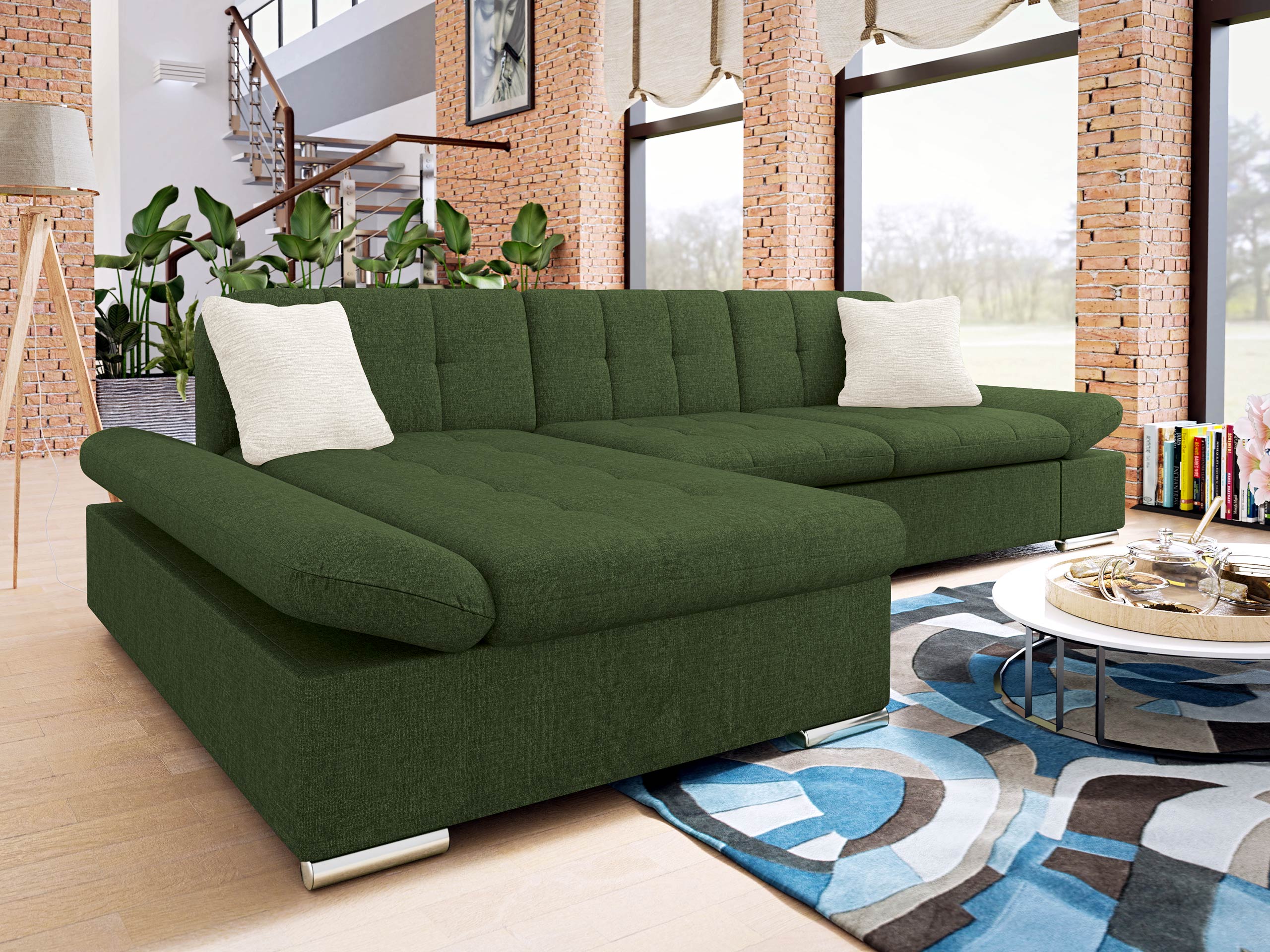 Corner sofa Comfivo Serenitas (Maya 07 + Maya 02)