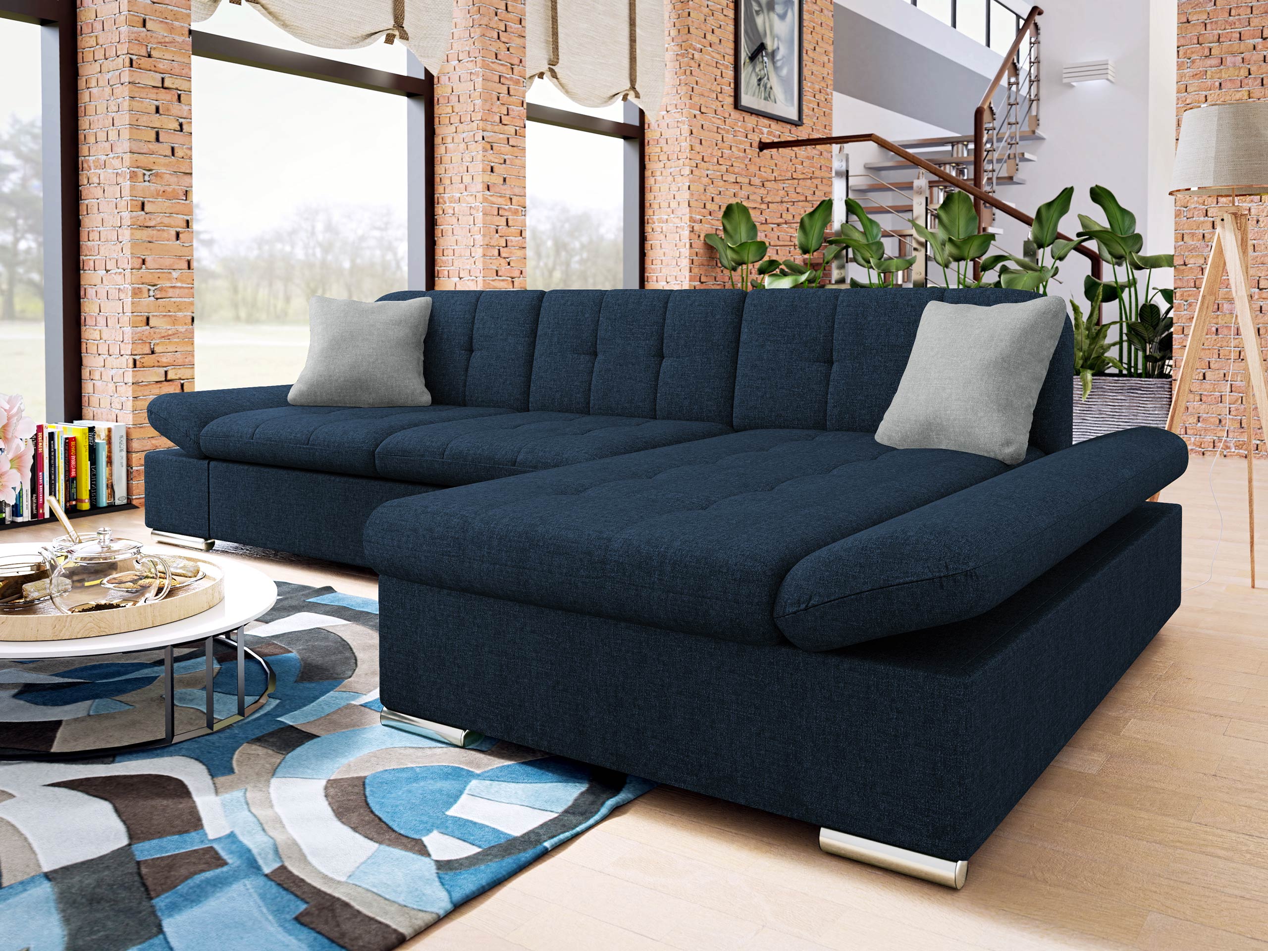 Corner sofa Comfivo Serenitas (Maya 09 + Maya 20)