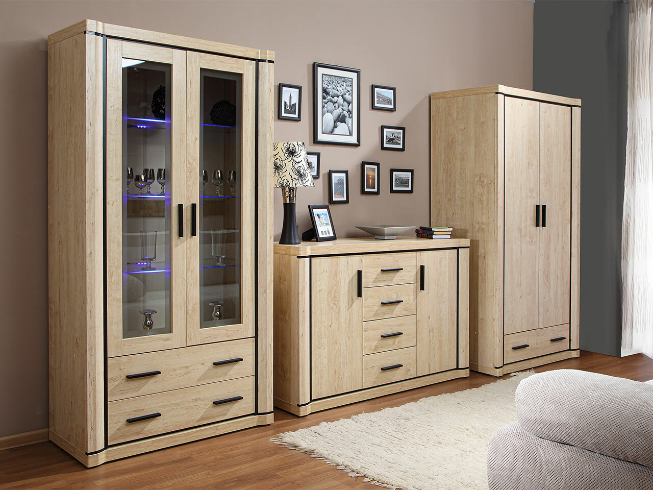 Bookcase Lorelie 116 (Sonoma oak)