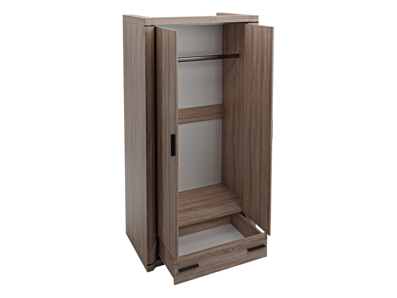 Wardrobe Lorelie 118 (Trufel oak)