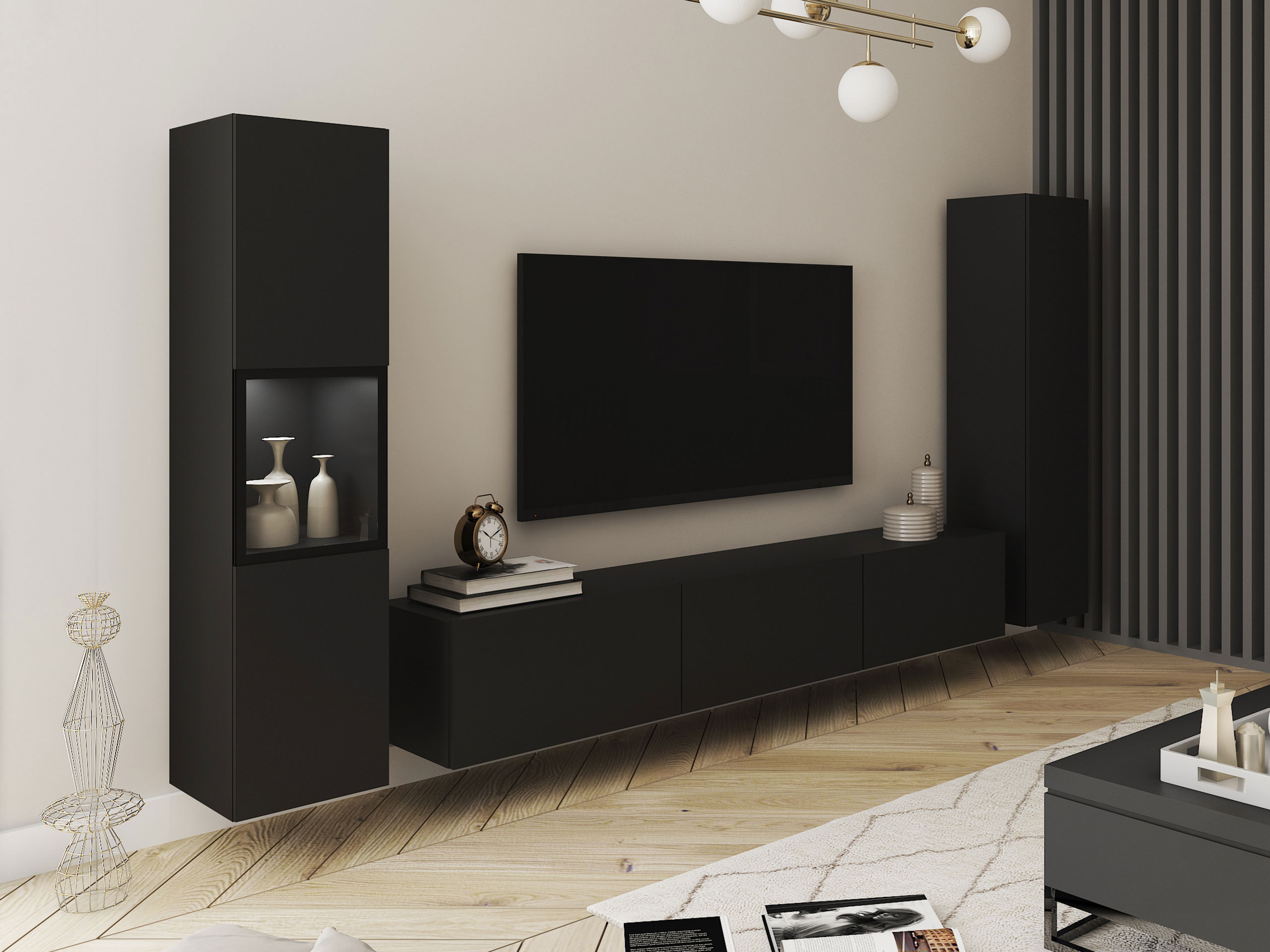 Living room set Sarasota 193 (Graphite)