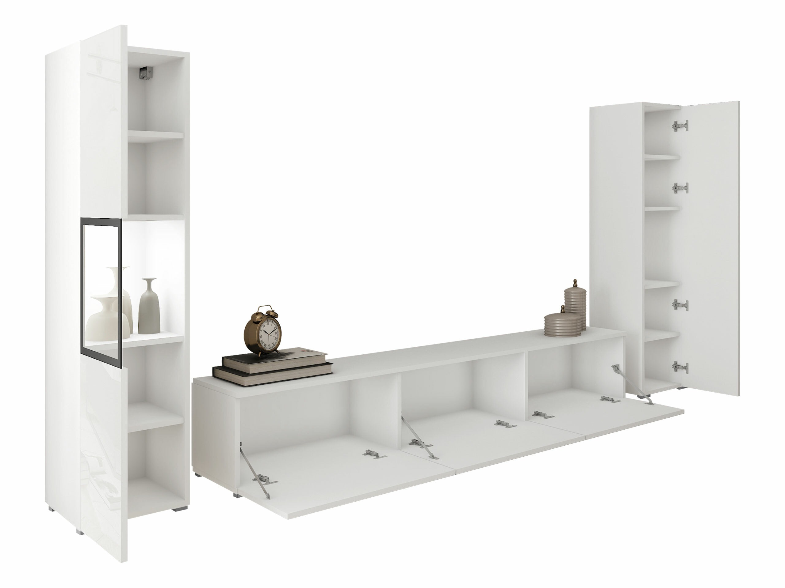 Living room set Sarasota 193 (White + Wotan Oak)