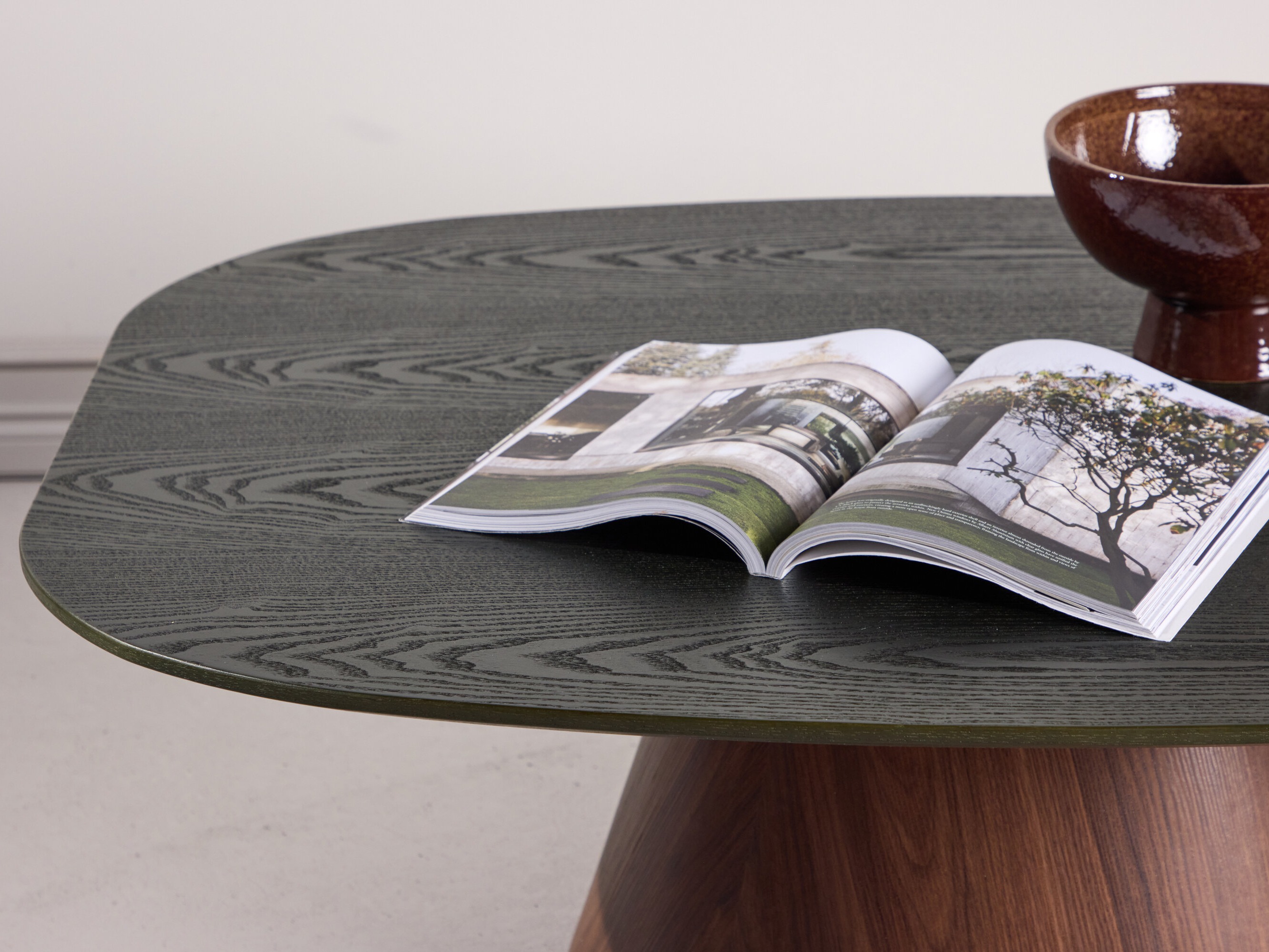 Coffee table Dallas 4976 (Dark green + Brown)