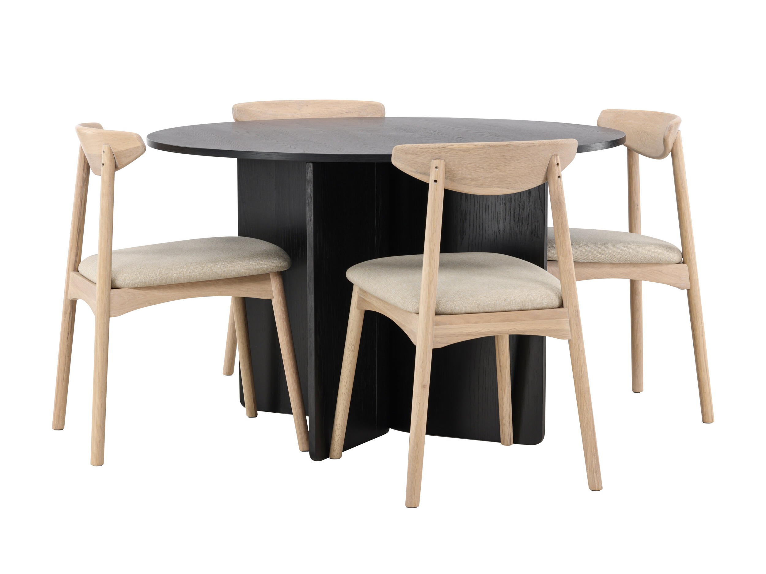 Dining set Dallas 4986 (Black)