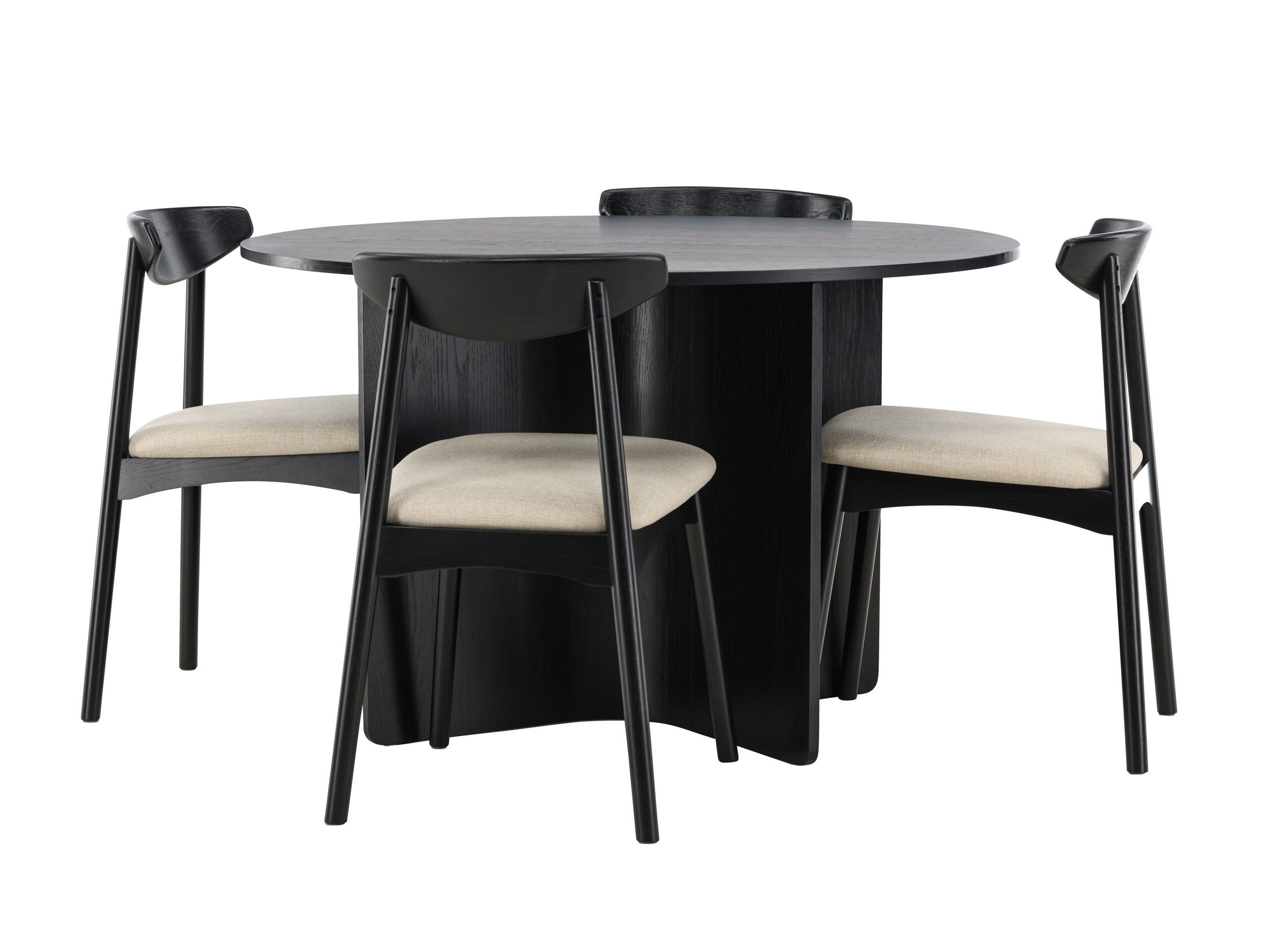 Dining set Dallas 4986 (Black)
