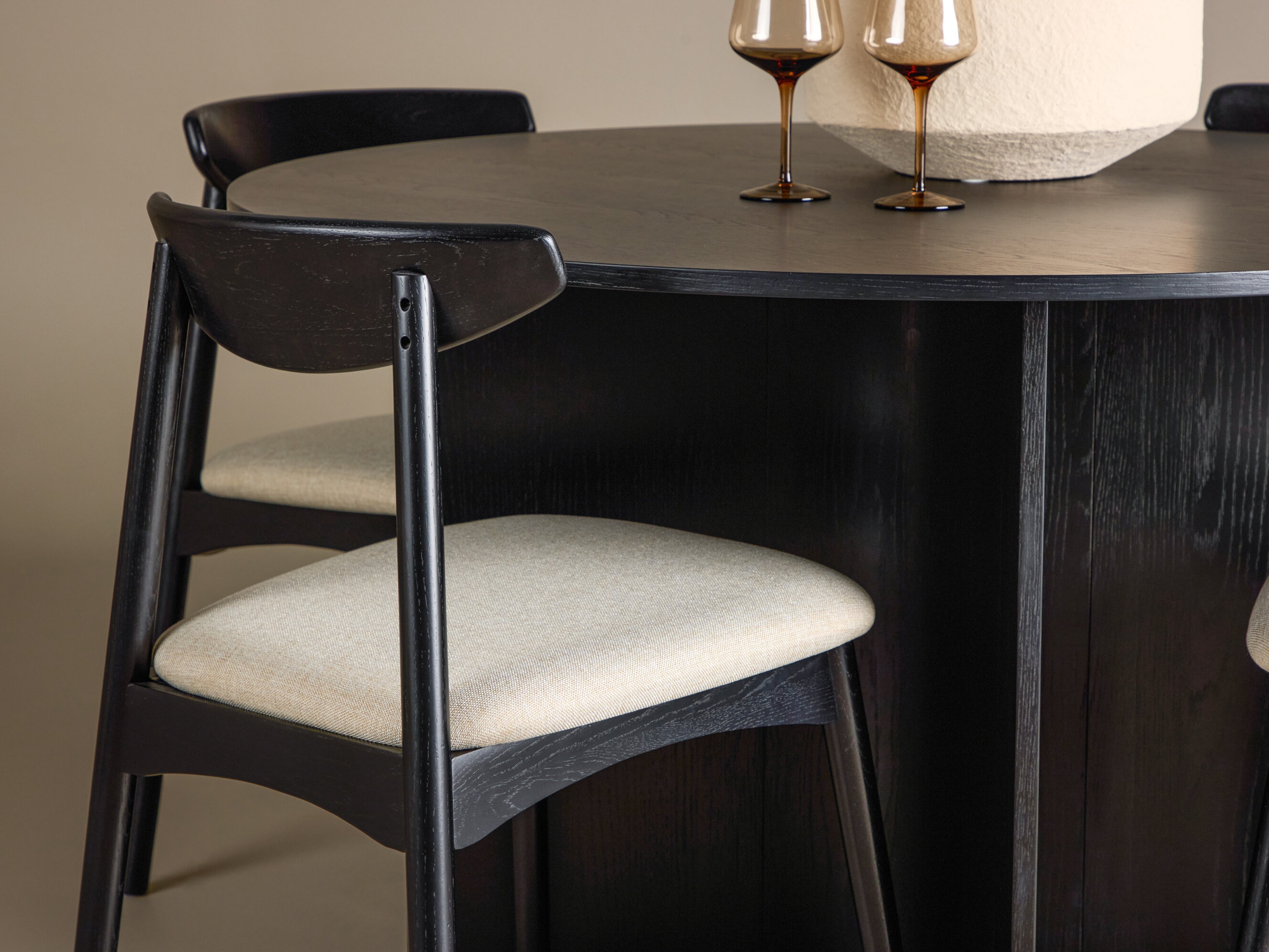 Dining set Dallas 4986 (Black)