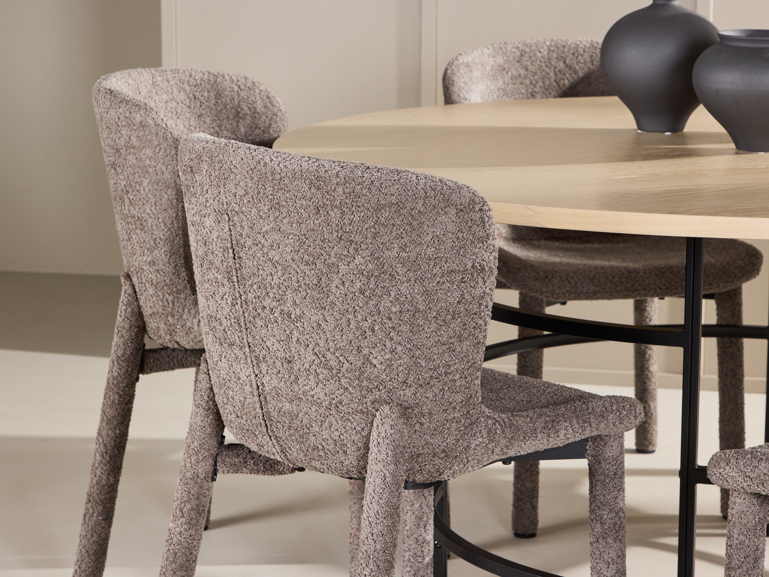 Dining set Dallas 4987 (Light brown + Black)