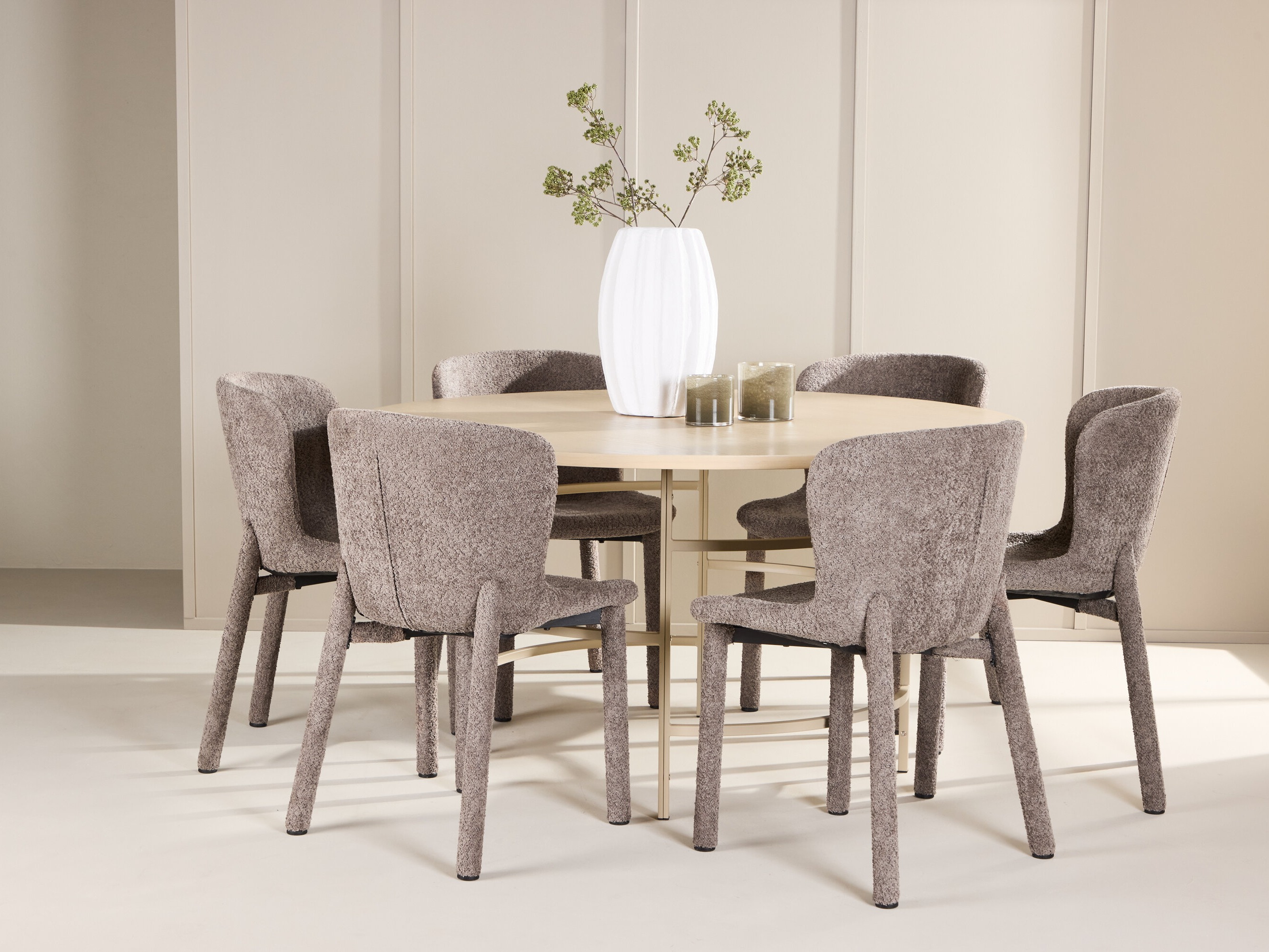 Dining set Dallas 4987 (Light brown)