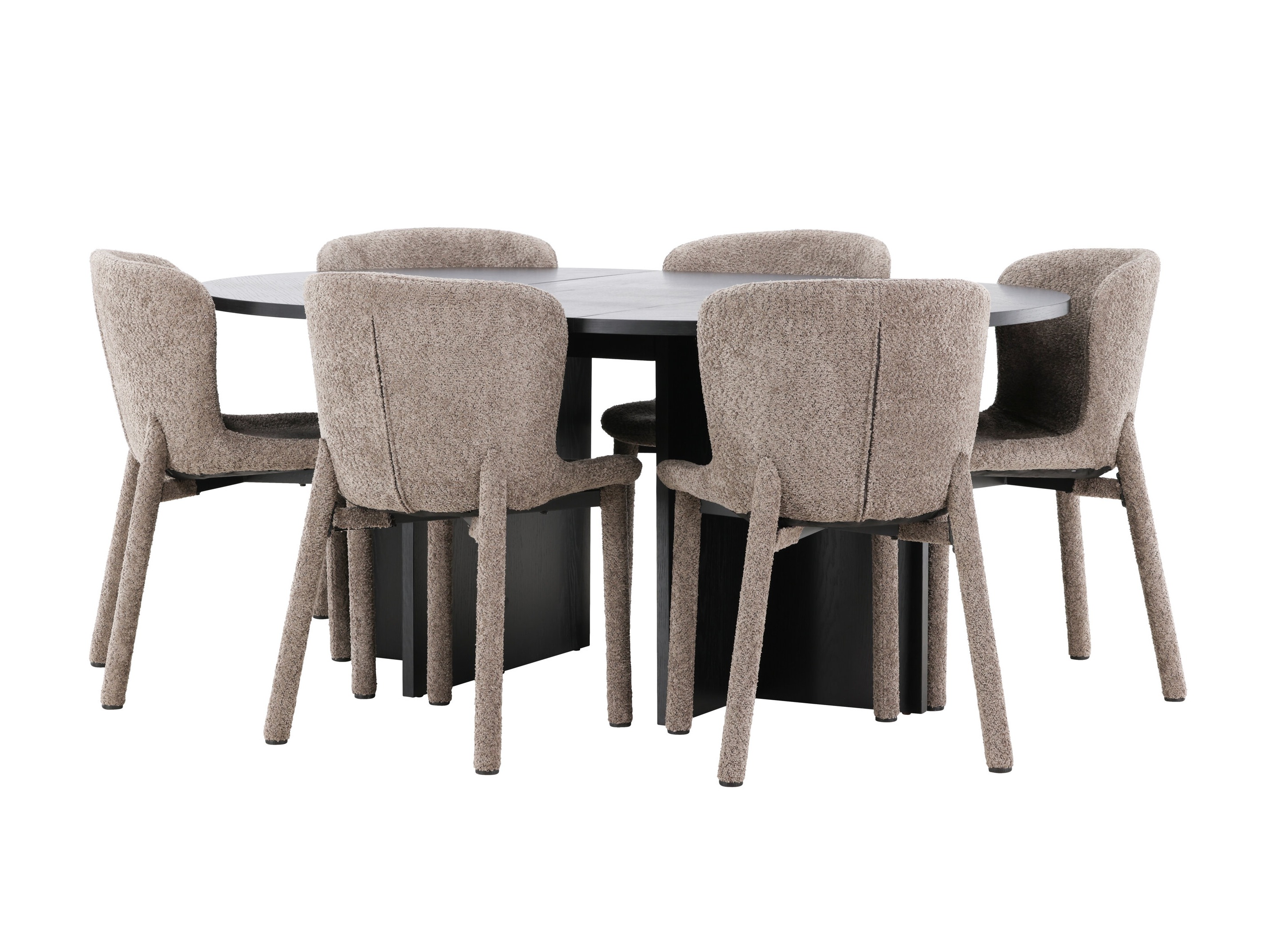 Dining set Dallas 4989 (Black)