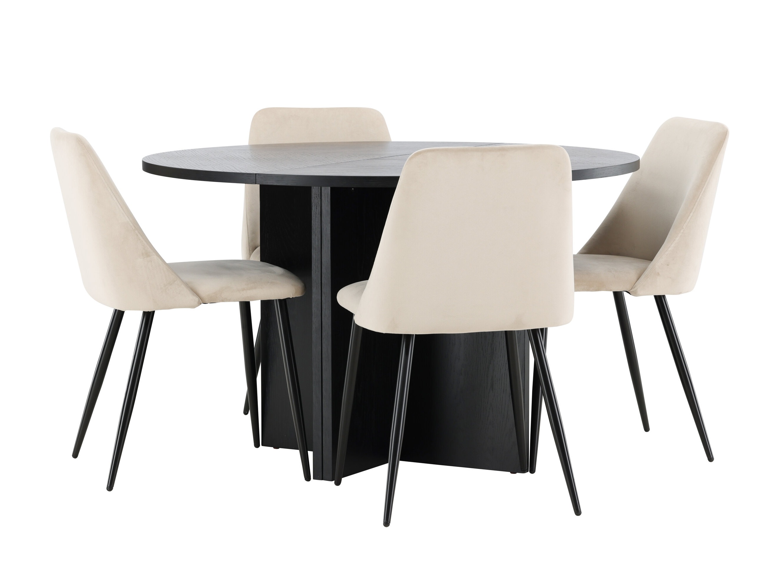 Dining set Dallas 4991 (Black)