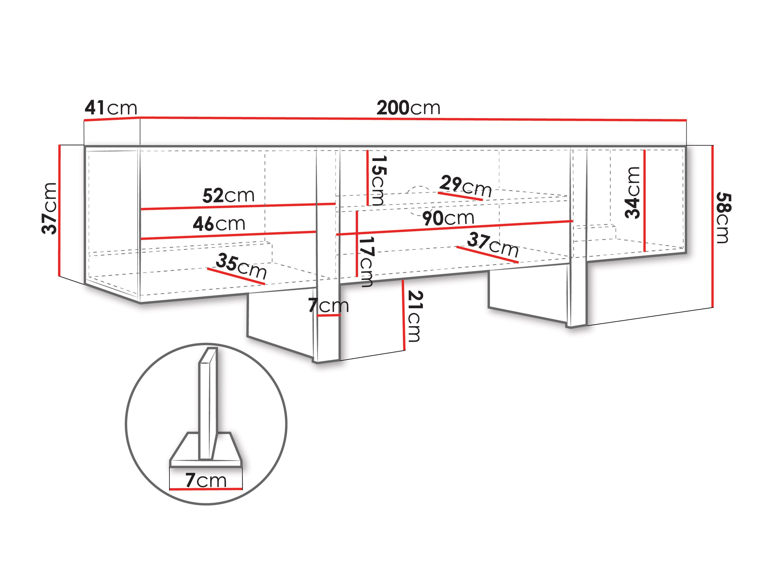 TV stand Vocio