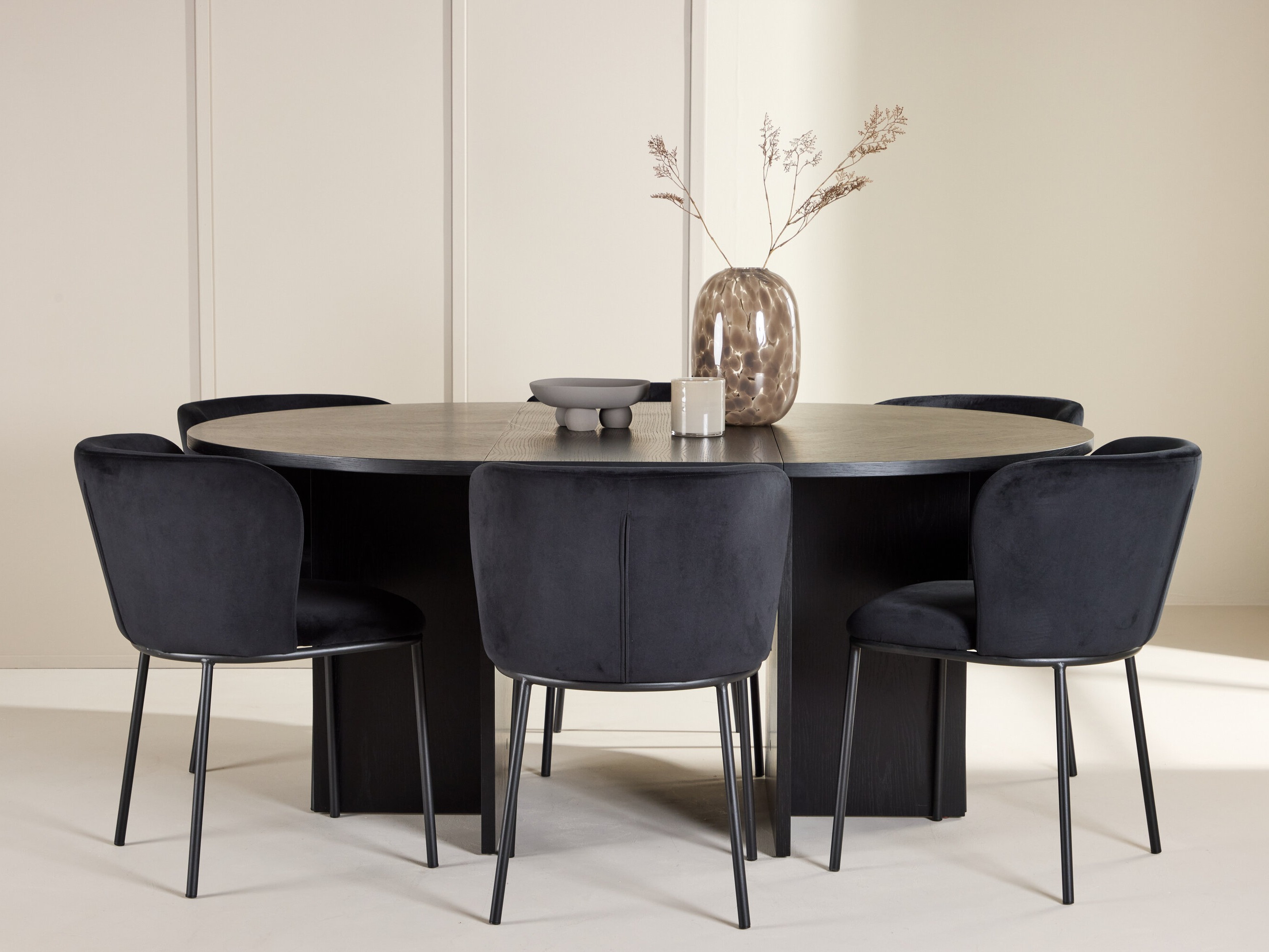 Dining set Dallas 5013 (Black)