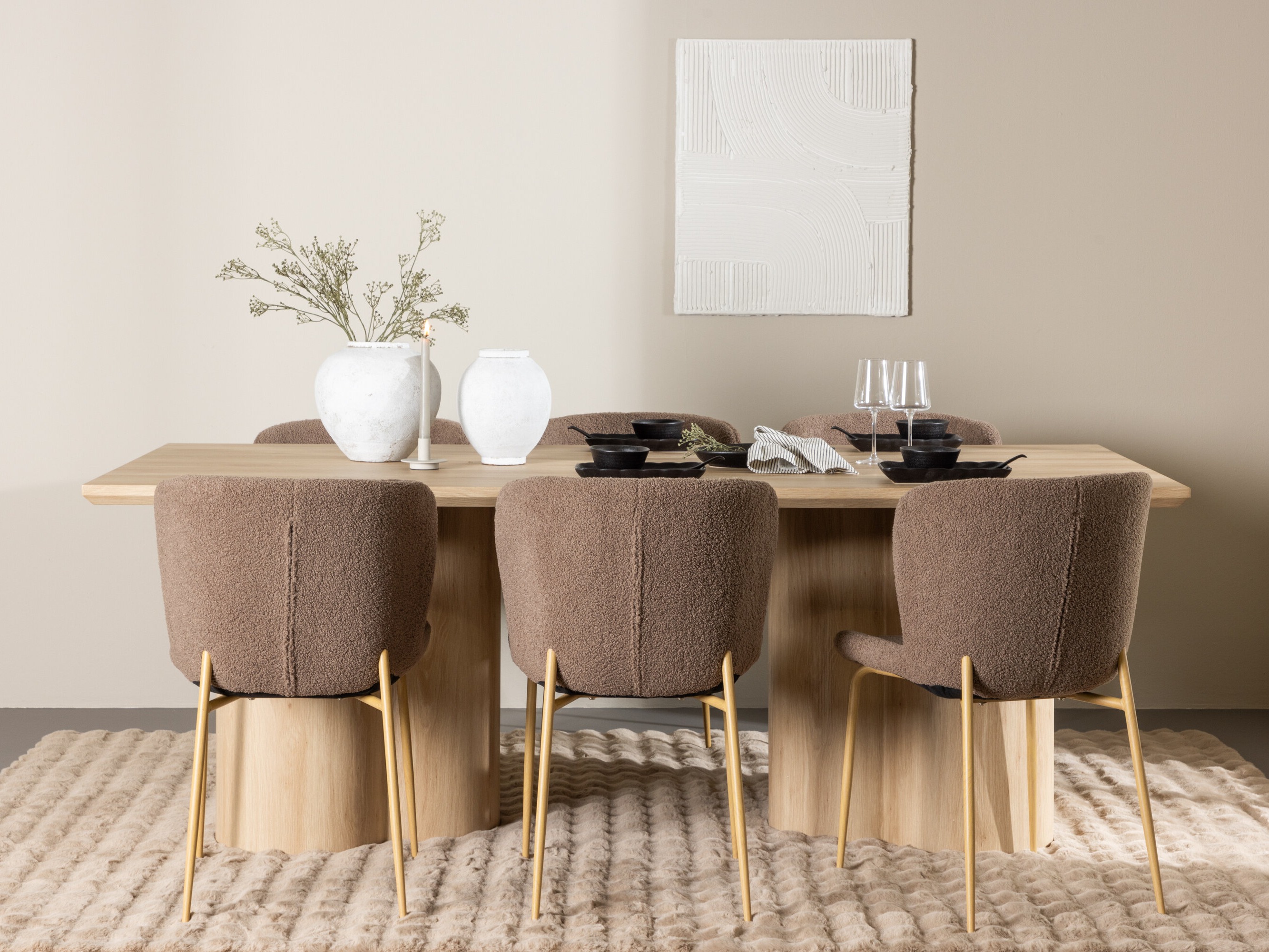 Dining set Dallas 5021 (Brown)