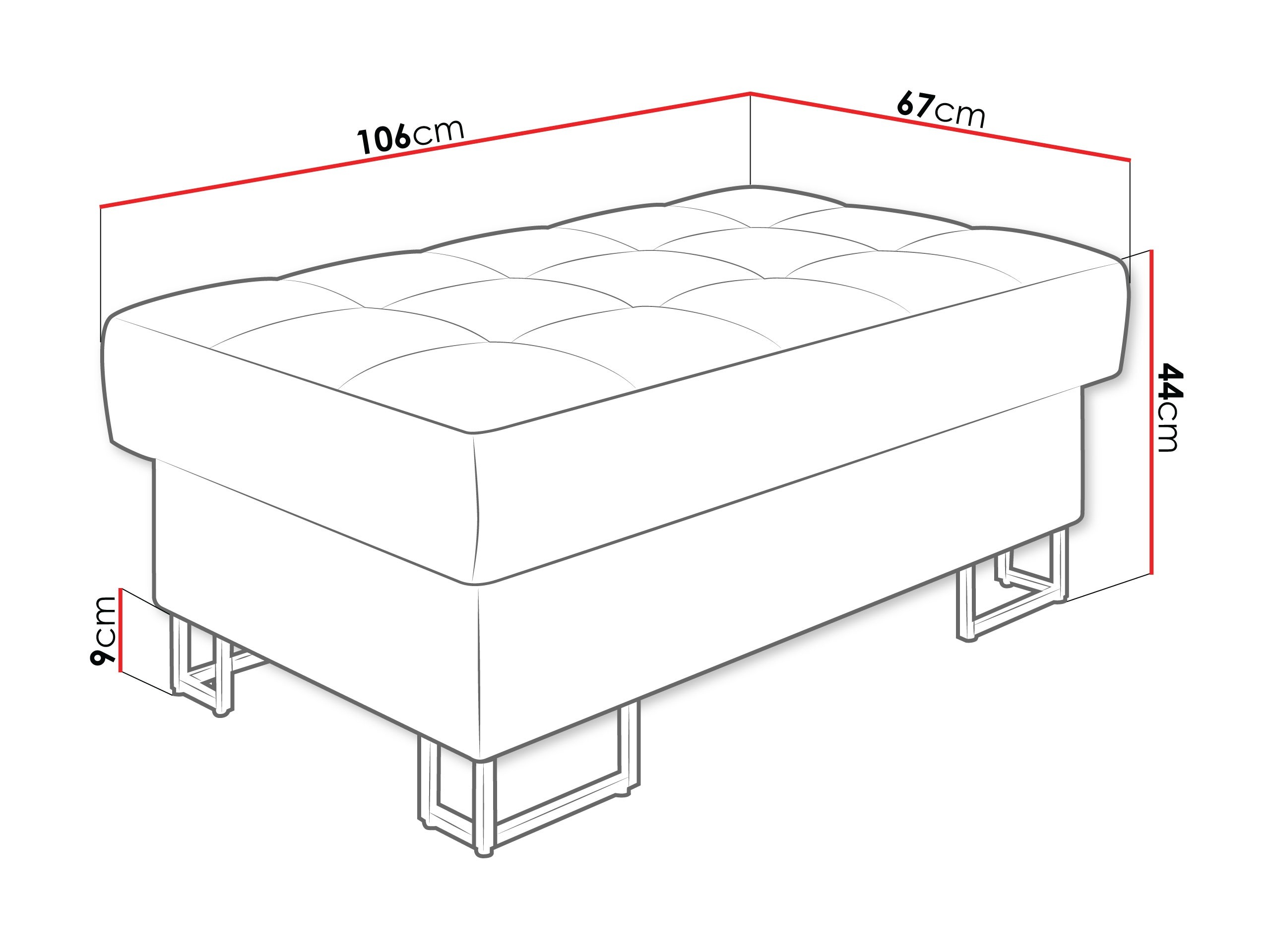Upholstered bench Comfivo Anima (Nazar 225.02)