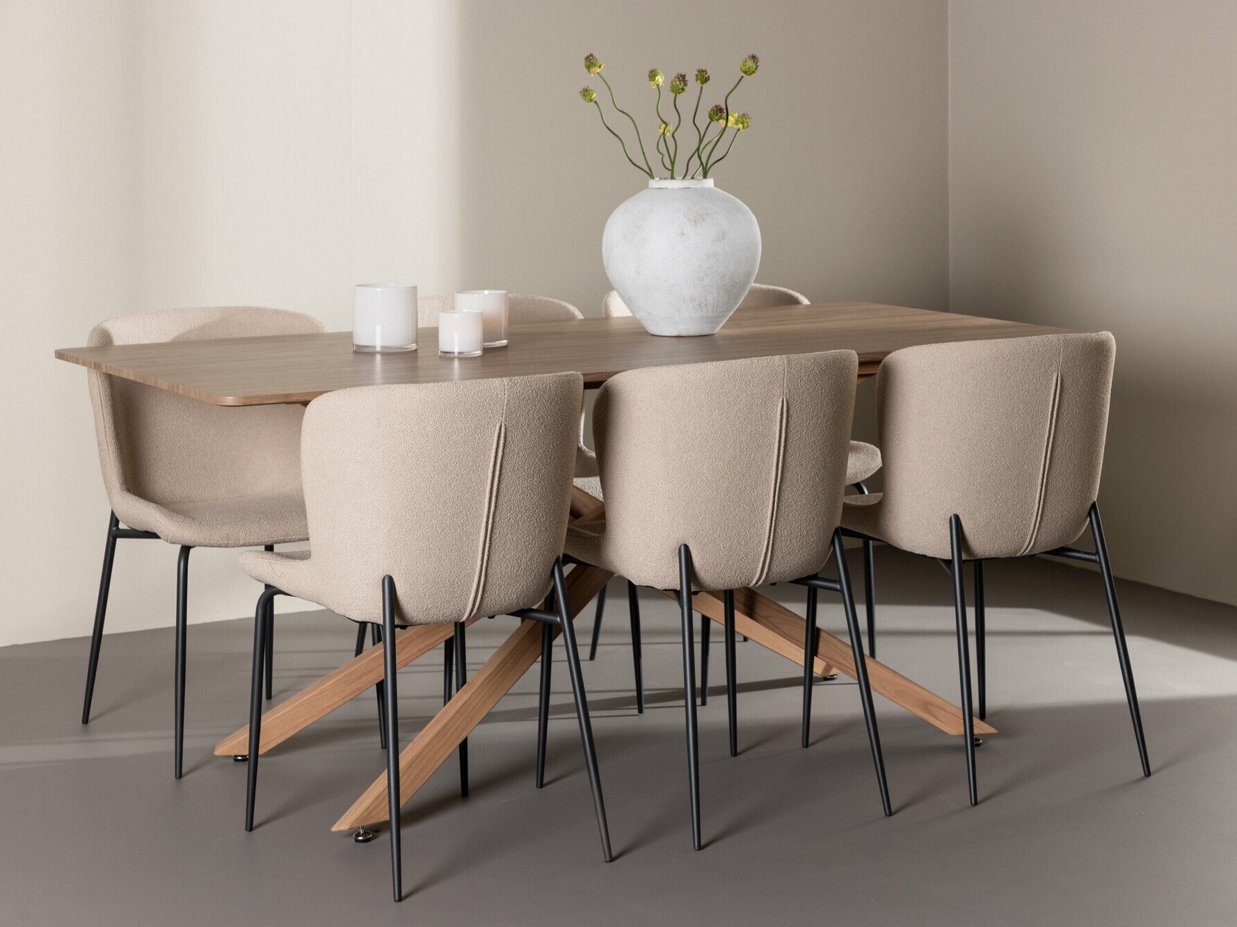 Dining set Dallas 5102 (Beige)