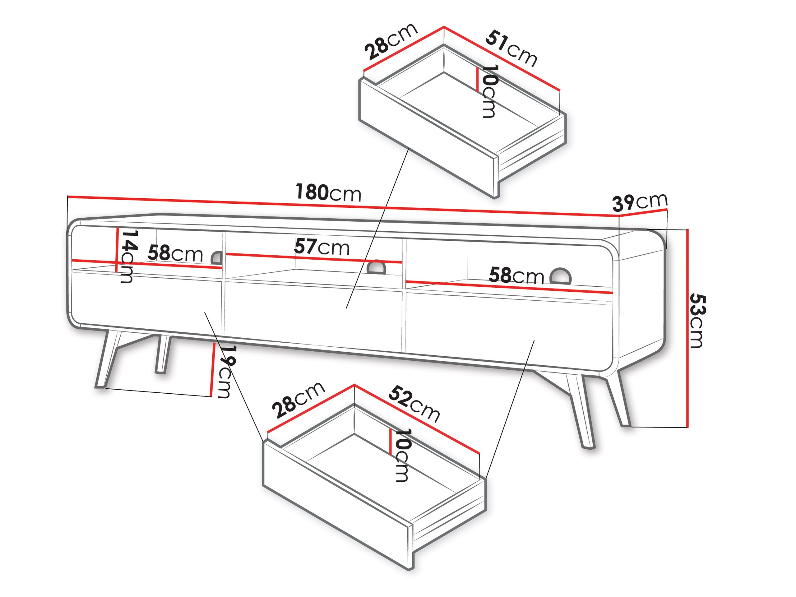 TV stand Focos