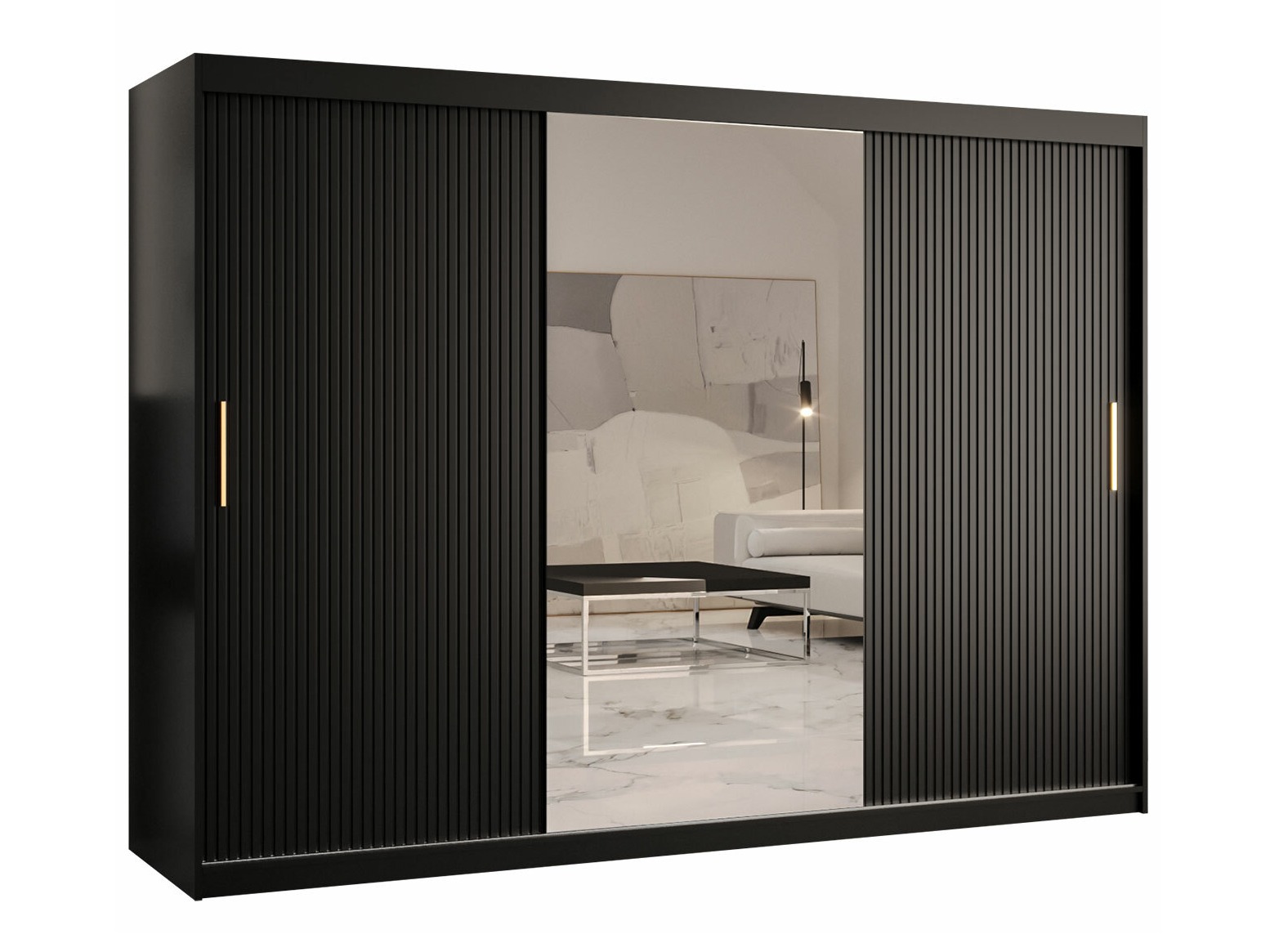 Wardrobe Anulio III (Black)