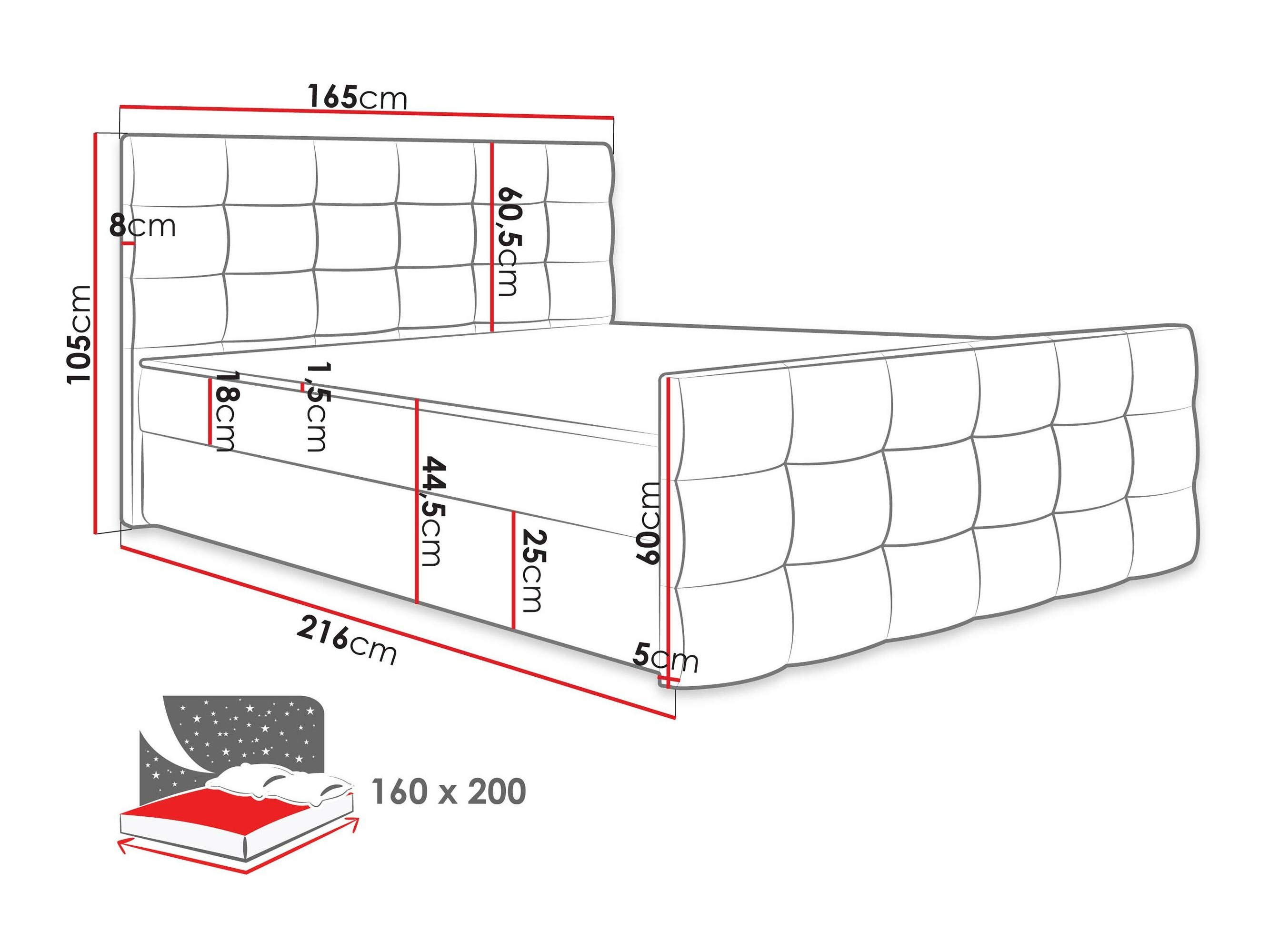 Continental bed Memphis 113 (Soft 011)