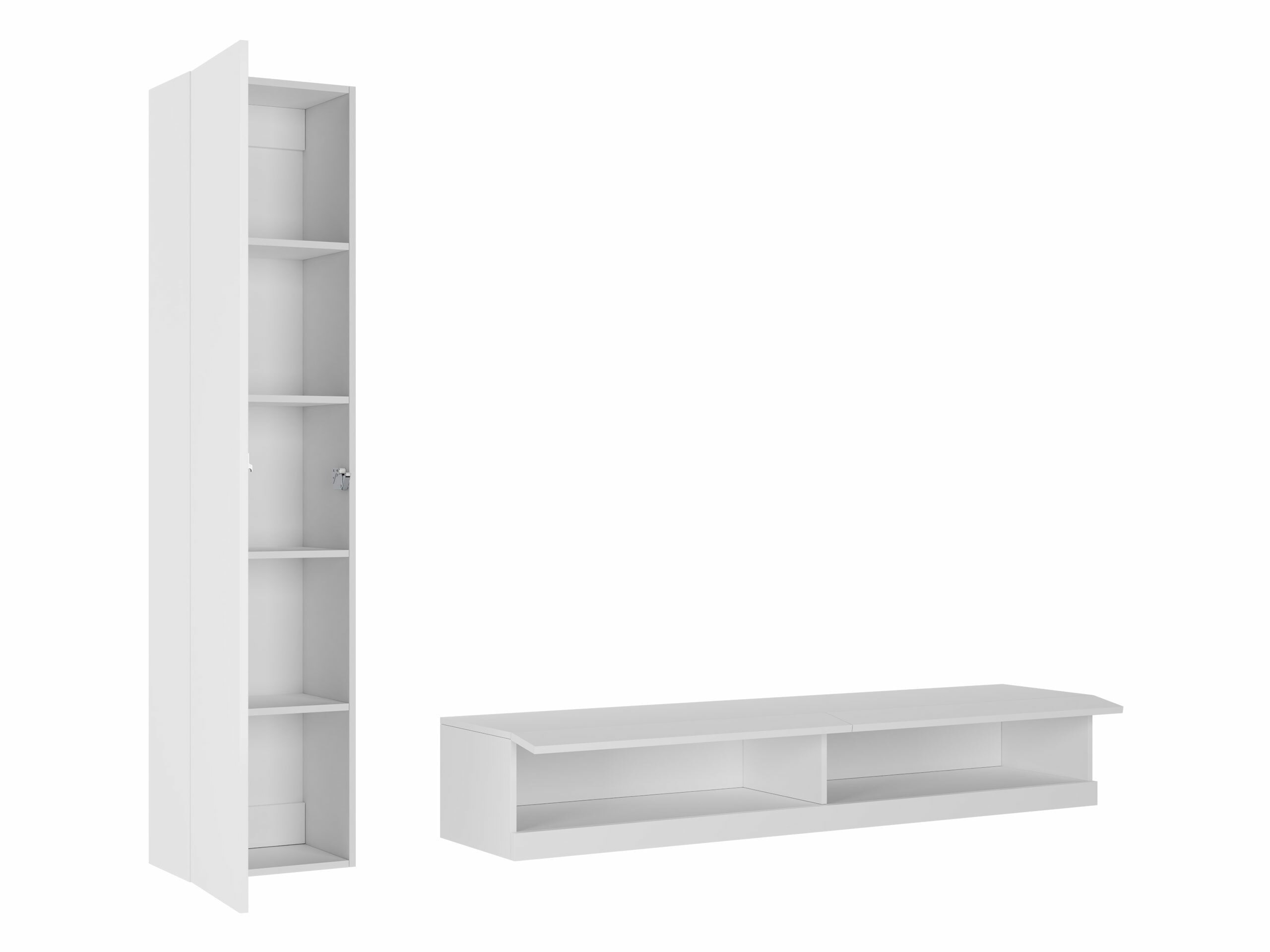 Living room set Vilrin VI (Black + Glossy black)
