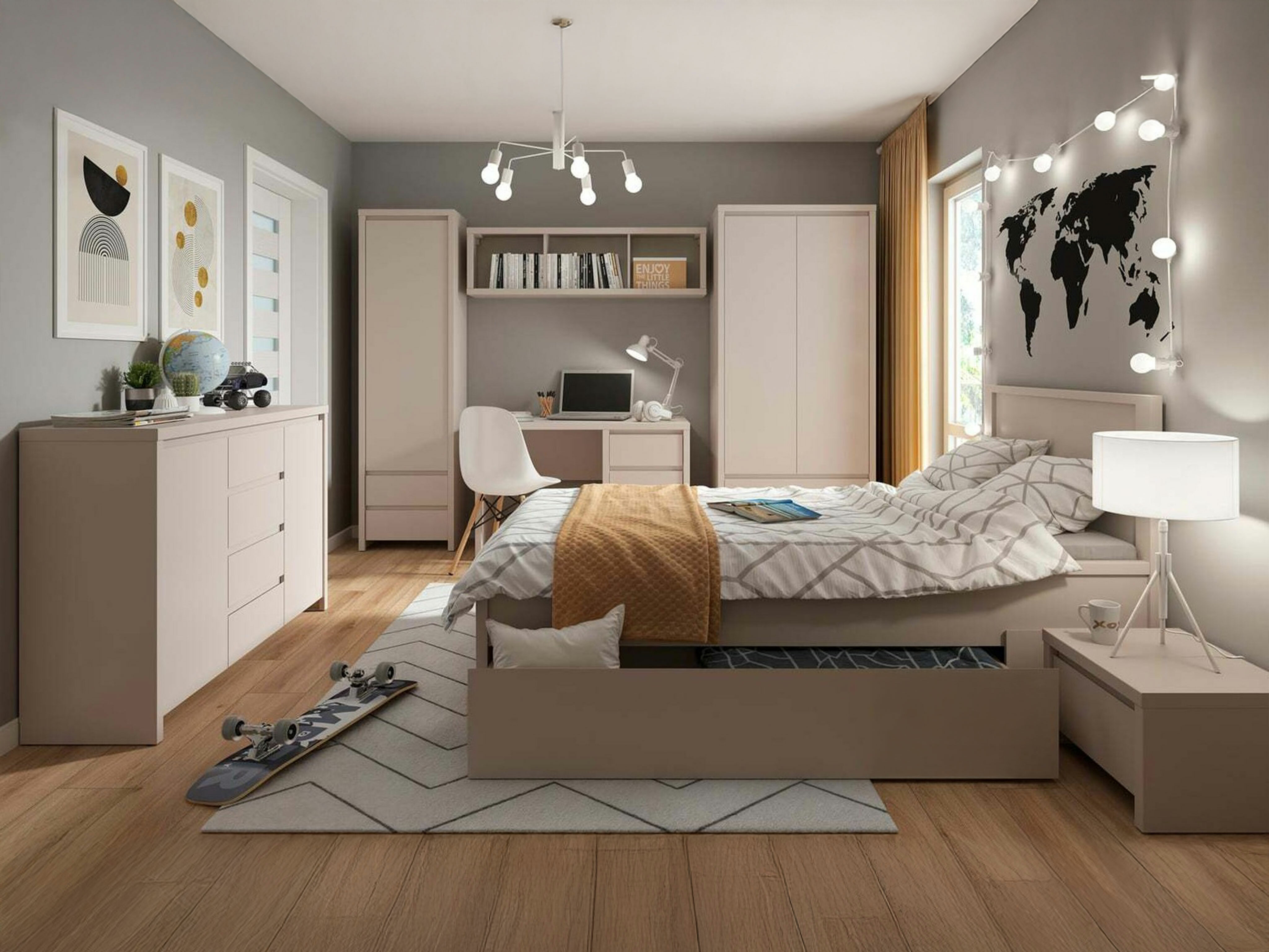Bed Nolroma 129 (Cashmere)