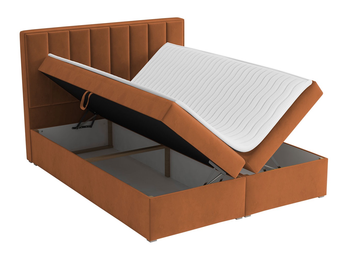 Continental bed Pomona 116 (Magic velvet 2213)