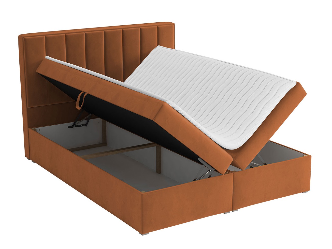 Continental bed Pomona 116 (Magic velvet 2258)