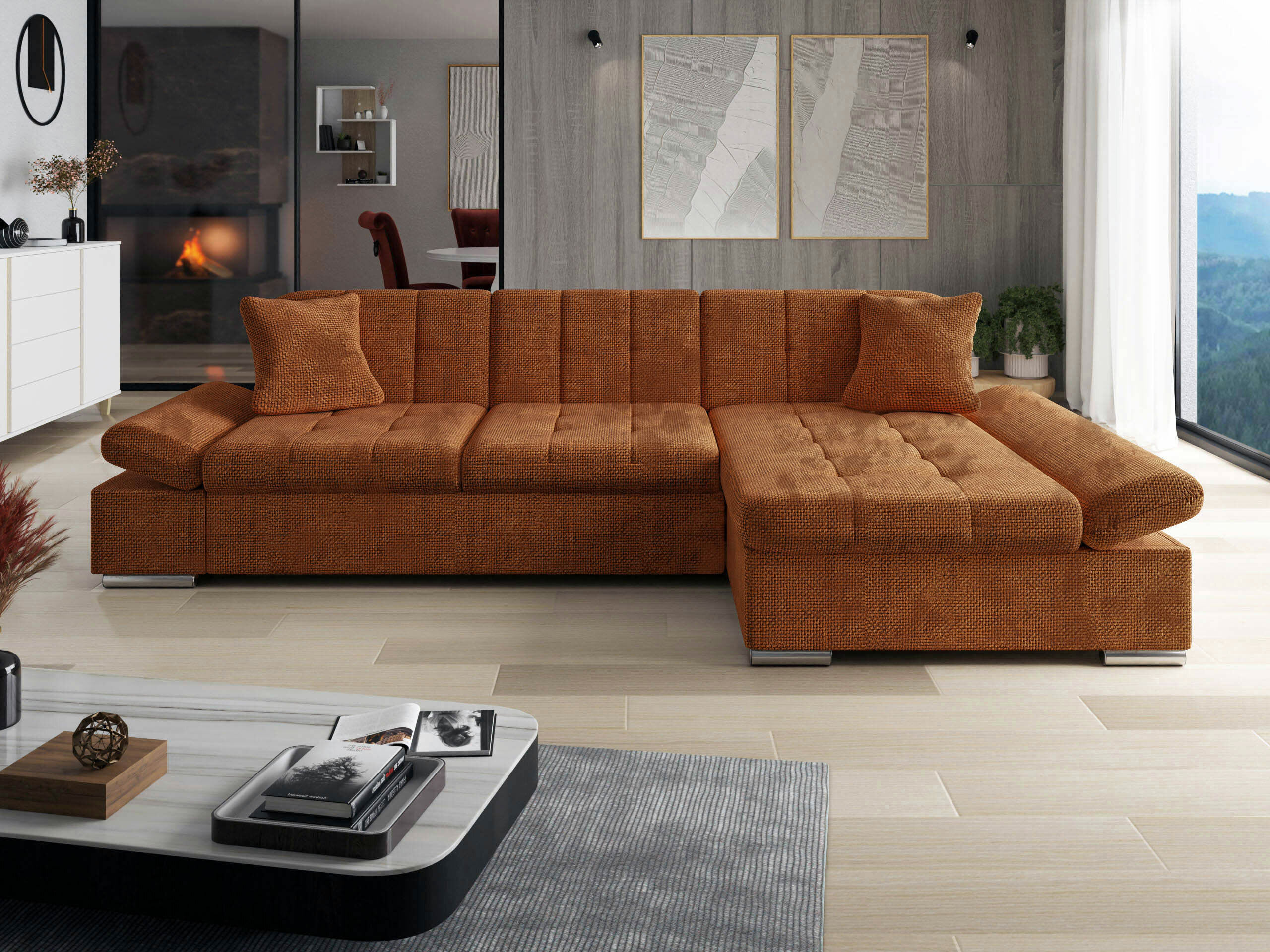 Corner sofa Comfivo Sanitas I (Flow 9)