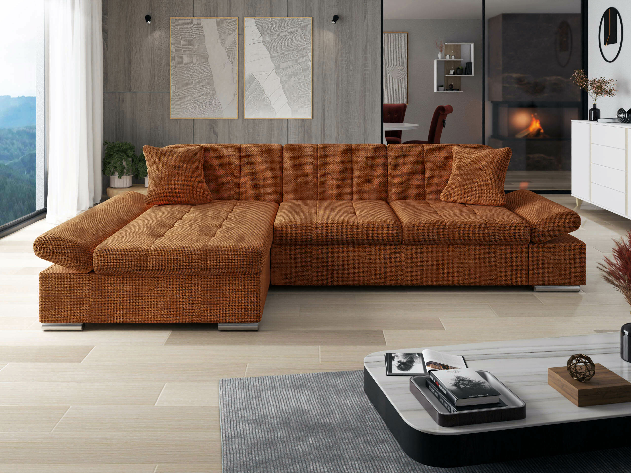 Corner sofa Comfivo Serenitas (Flow 9)