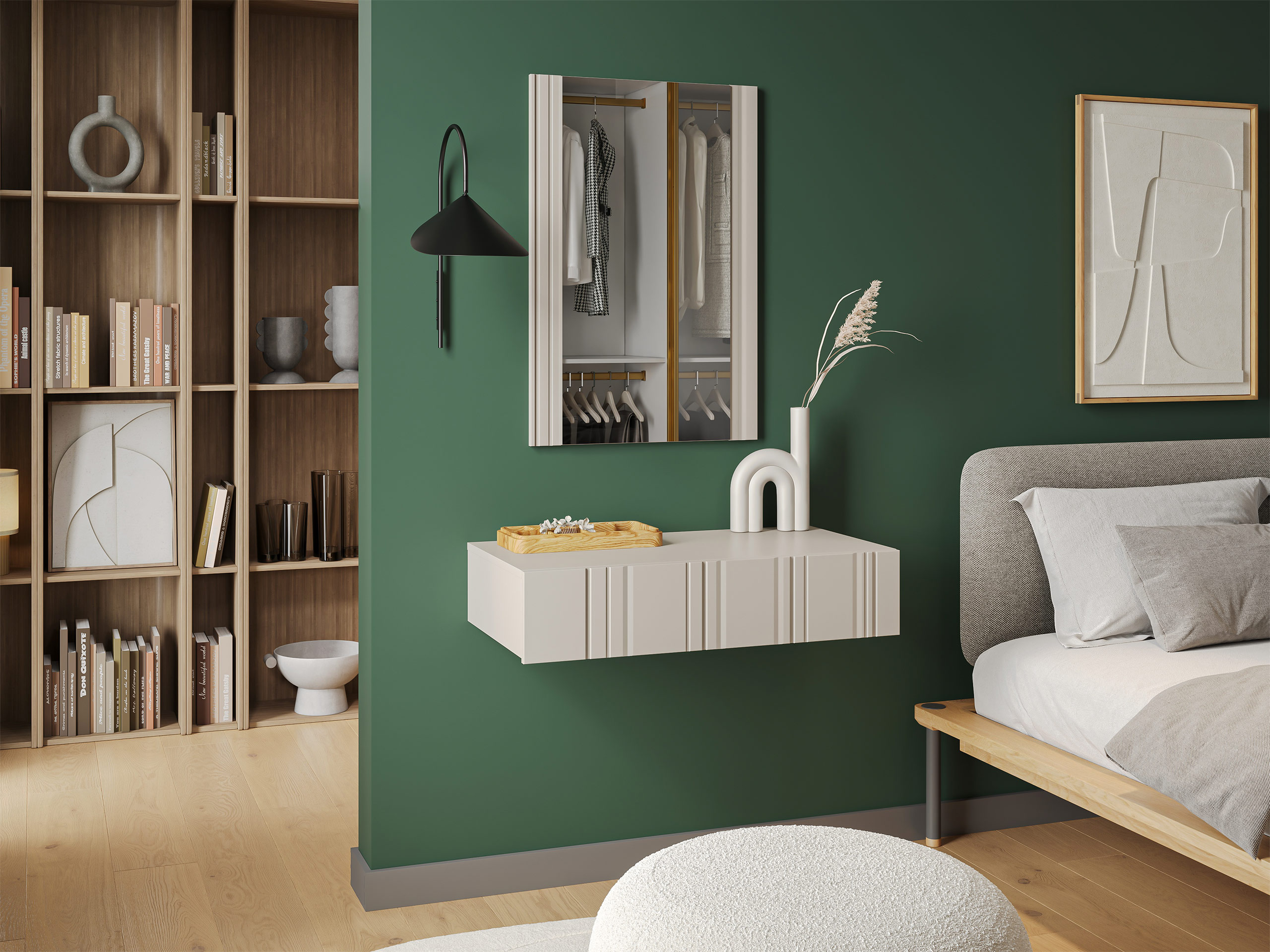 Dressing table Evavese 109 (Beige)