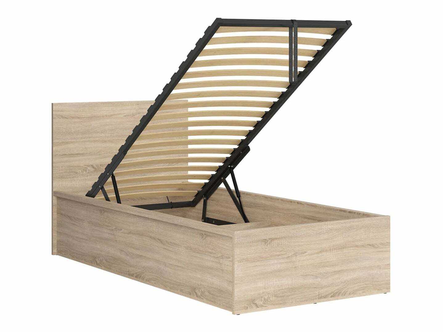 Bed Livevaro 126 (Sonoma oak)