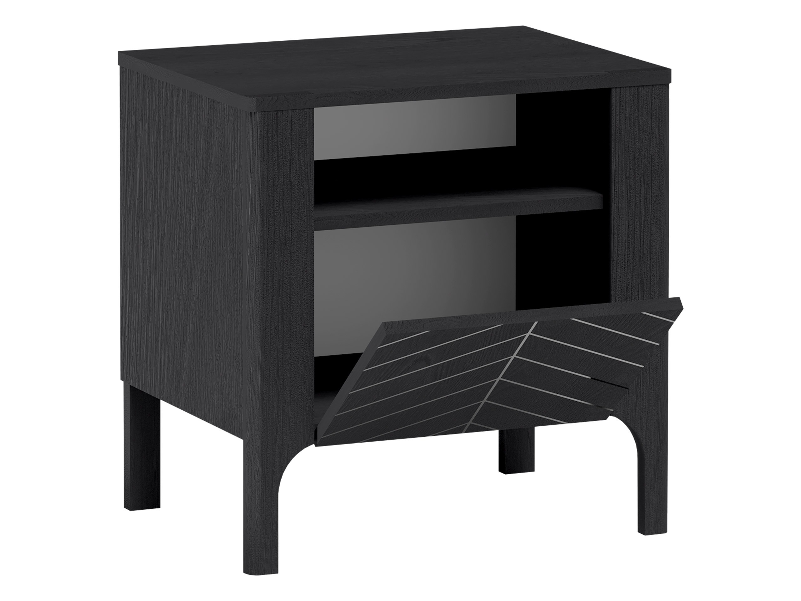 Bedside table Mavtoru 110 (Black)